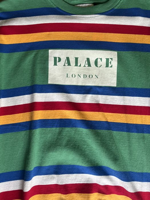 Palace Palace Rainbow Striped Longsleeve size small | Grailed