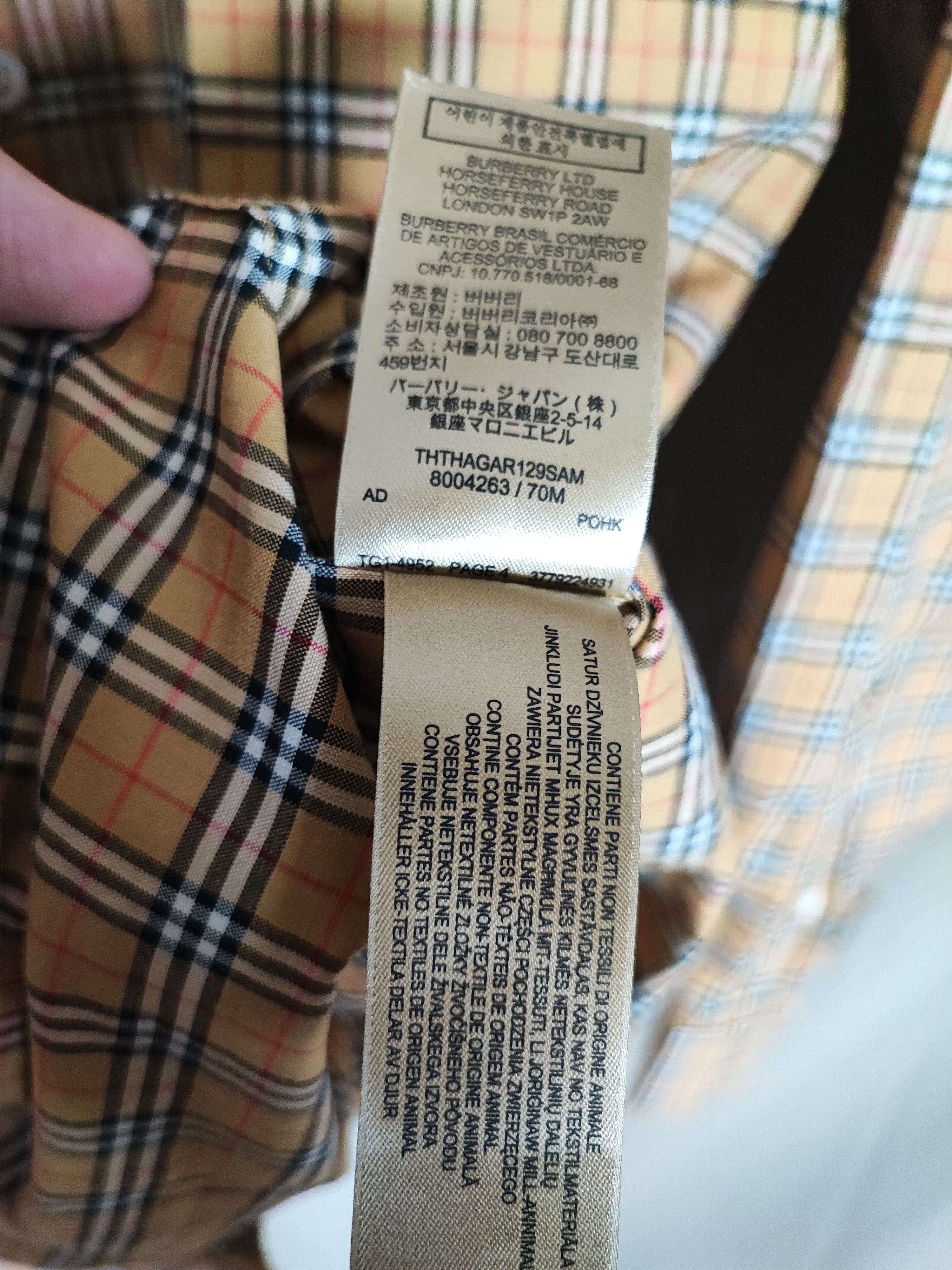 Burberry Burberry shirt size the classic tartan Size US M / EU 48-50 / 2 - 5 Thumbnail