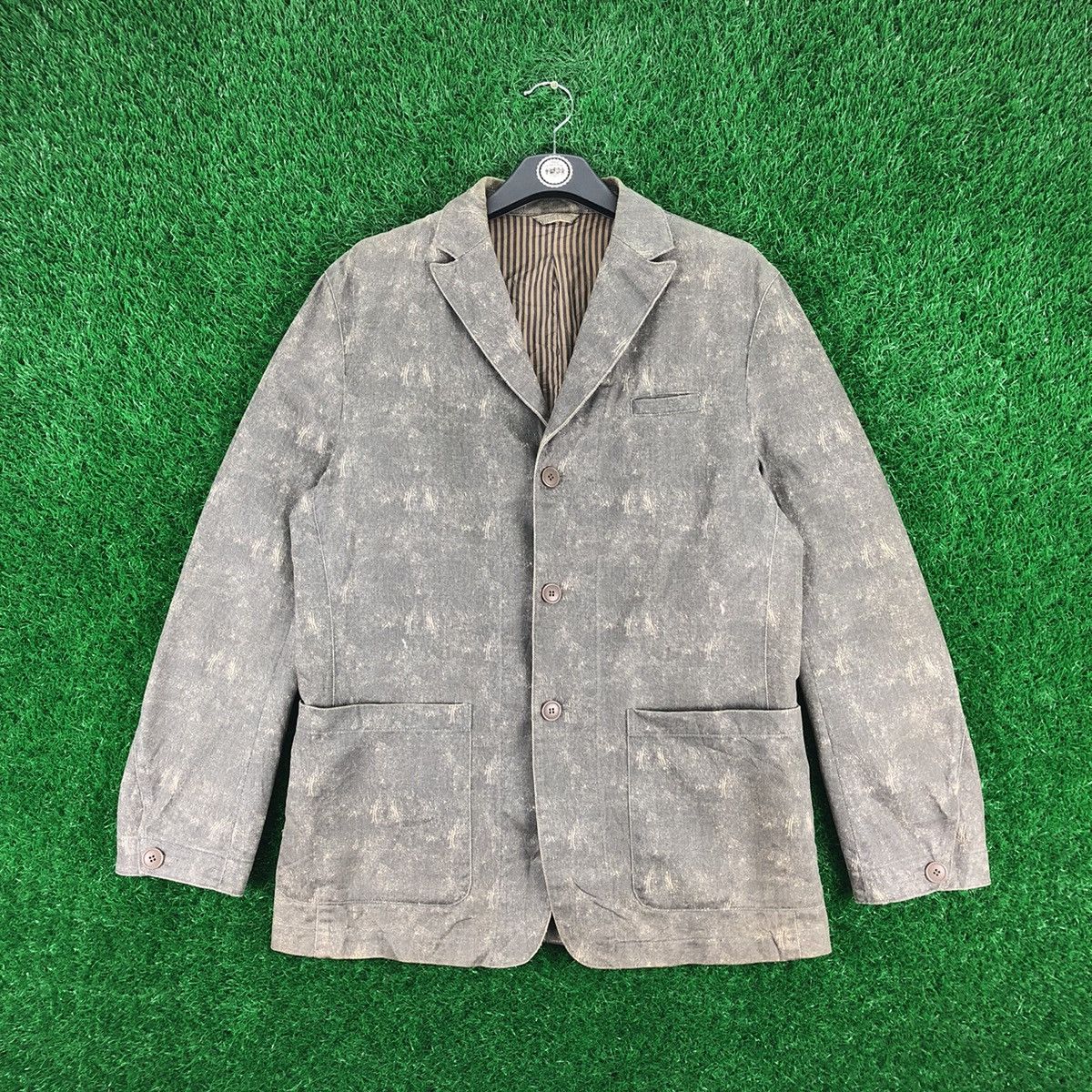 Japanese Brand Vintage 90's Louis Chavlon Waxed Coat Jacket Size US M / EU 48-50 / 2 - 1 Thumbnail