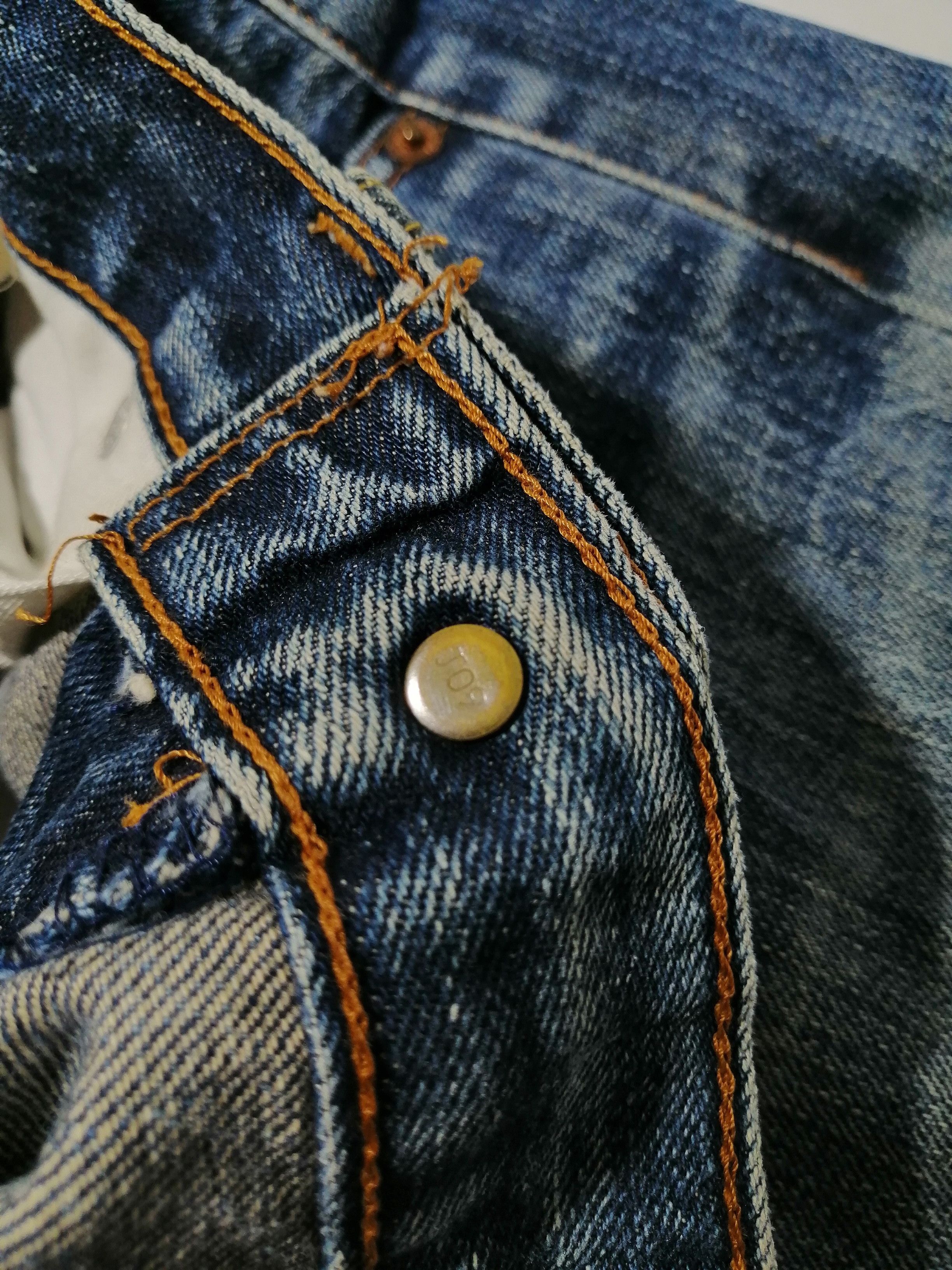 Levi's × Levi's Vintage Clothing Levi's Strauss 502 Distressed Denim Jeans Size US 30 / EU 46 - 4 Thumbnail