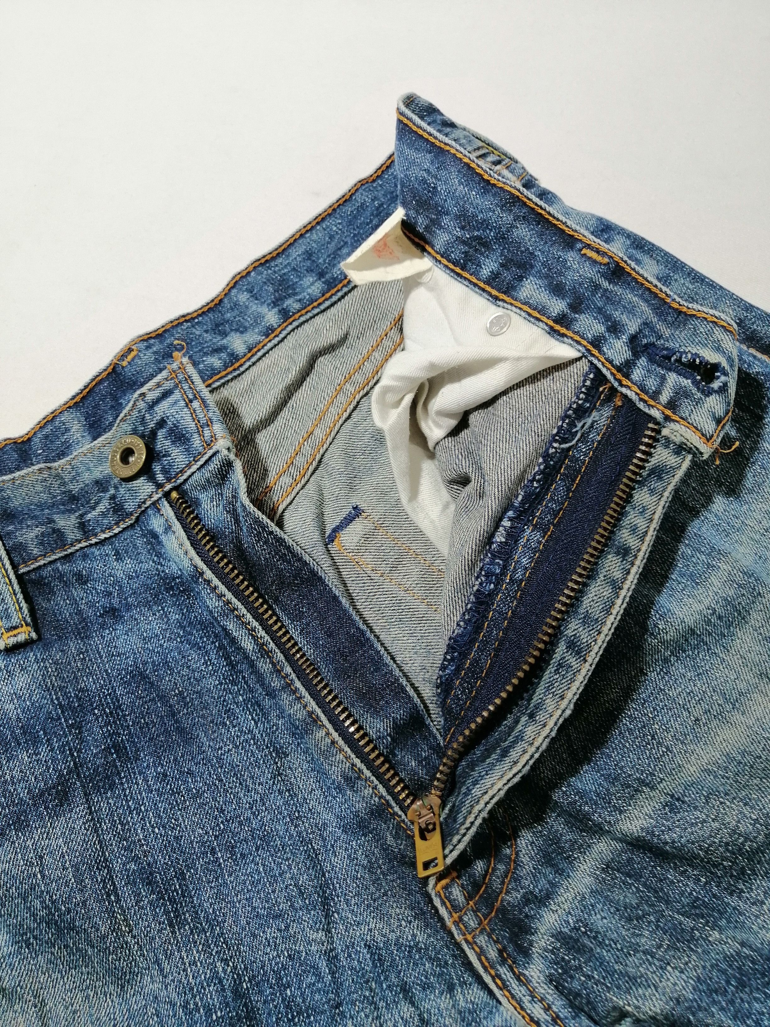 Levi's × Levi's Vintage Clothing Levi's Strauss 502 Distressed Denim Jeans Size US 30 / EU 46 - 6 Thumbnail
