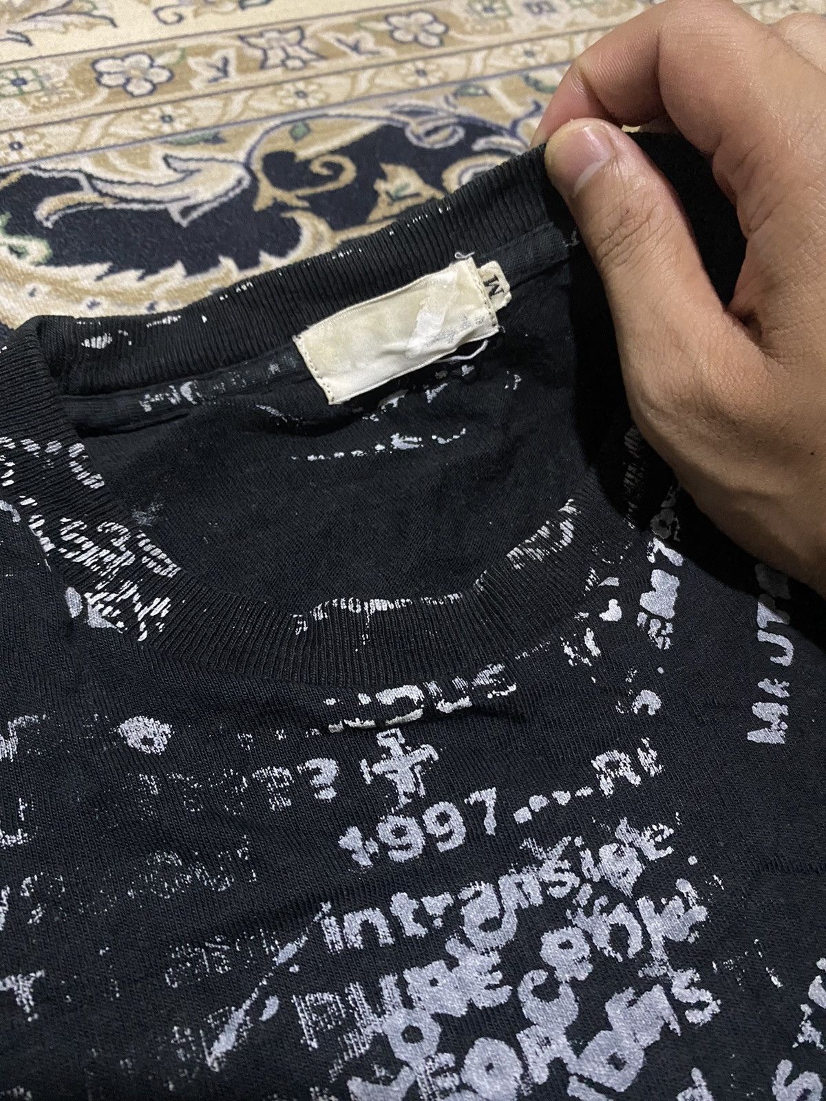 Japanese Brand × Jean Paul Gaultier Vtg 97’ L/S Tshirt Punk Anarchy OVP Design Size US M / EU 48-50 / 2 - 8 Thumbnail
