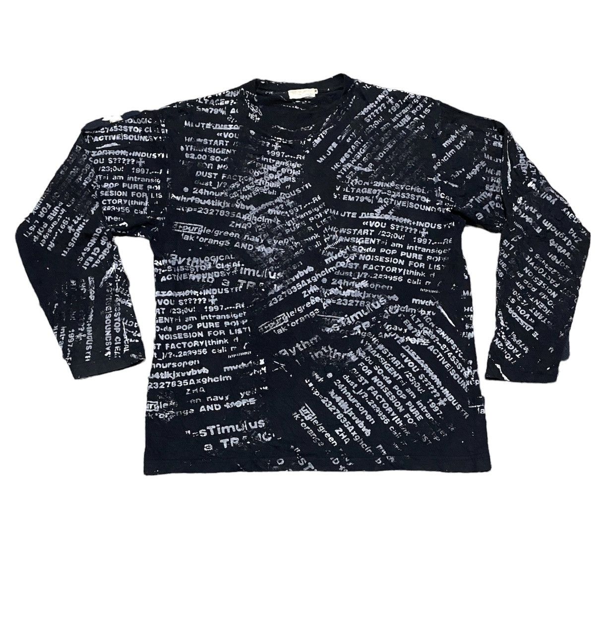 Japanese Brand × Jean Paul Gaultier Vtg 97’ L/S Tshirt Punk Anarchy OVP Design Size US M / EU 48-50 / 2 - 1 Thumbnail