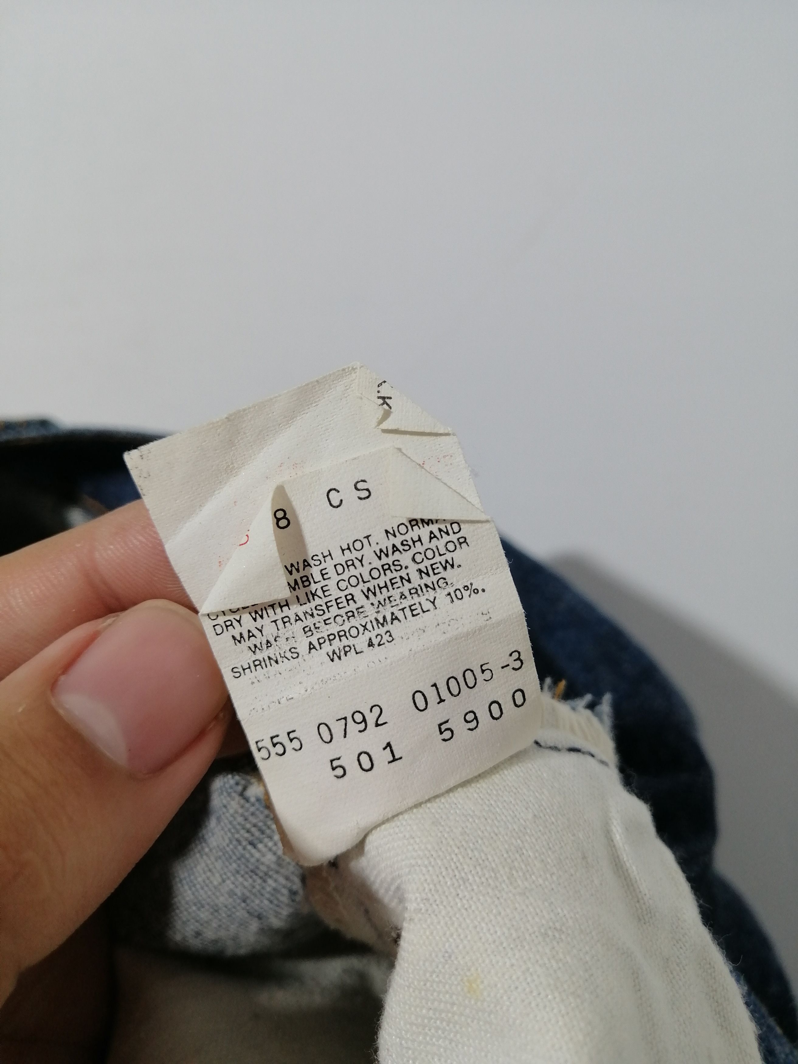 Levi's × Levi's Vintage Clothing × Vintage Vintage Levi's 501 Fly Button Denim Jeans Size US 27 - 9 Thumbnail