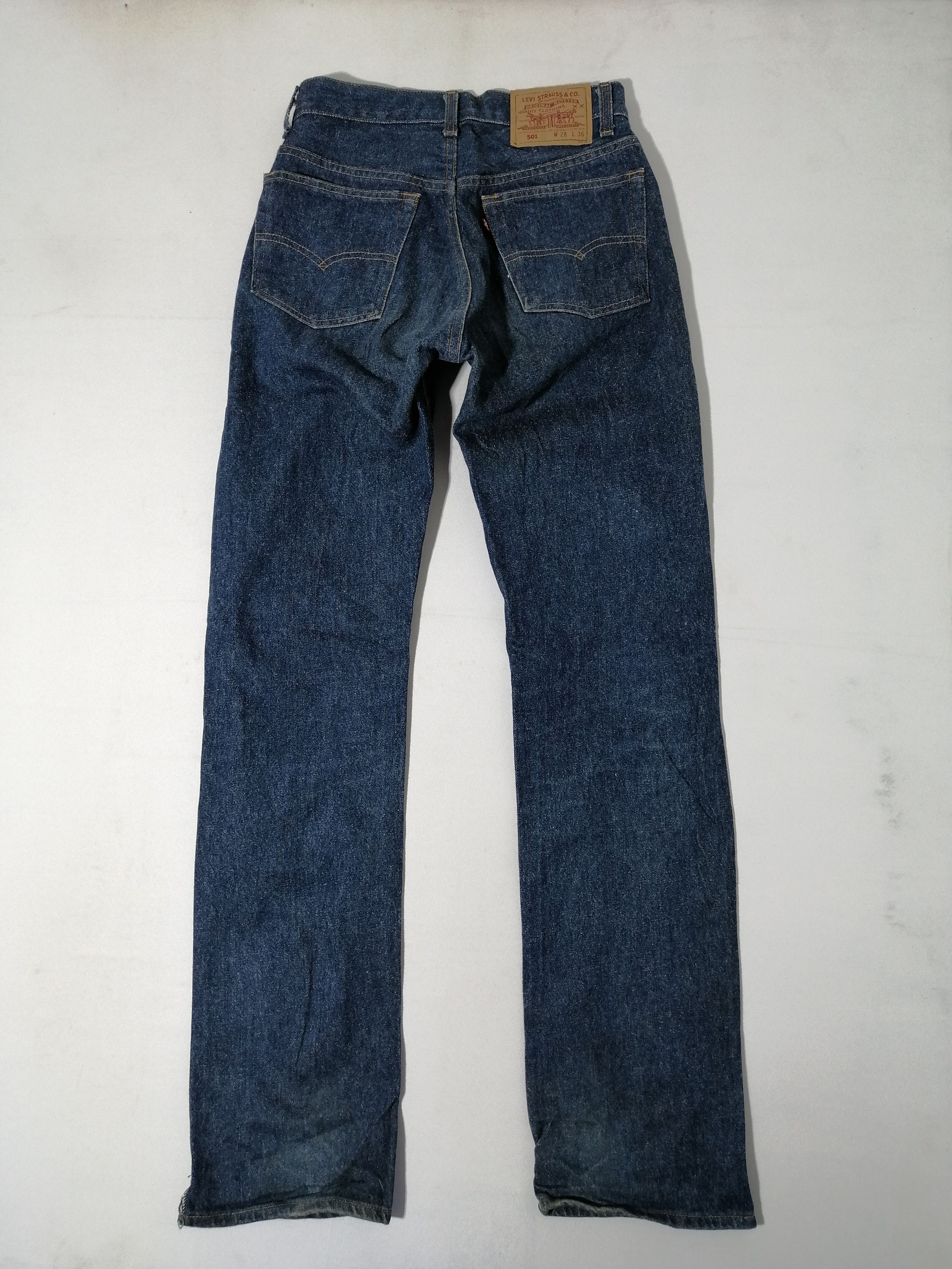 Levi's × Levi's Vintage Clothing × Vintage Vintage Levi's 501 Fly Button Denim Jeans Size US 27 - 2 Thumbnail