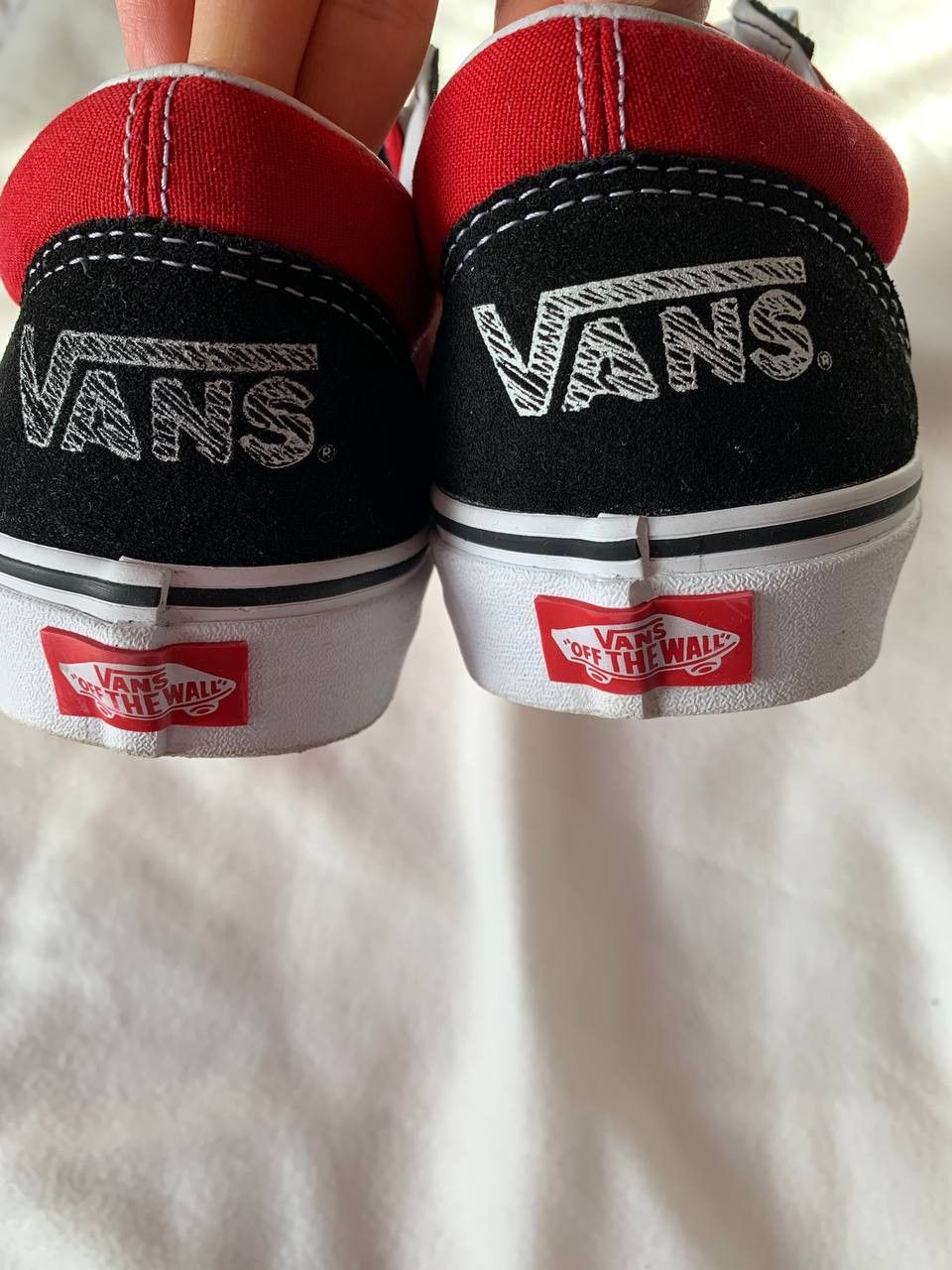 Vans Vans Old Skool Black White Red Sneakers sz.43 Size US 10 / EU 43 - 4 Thumbnail