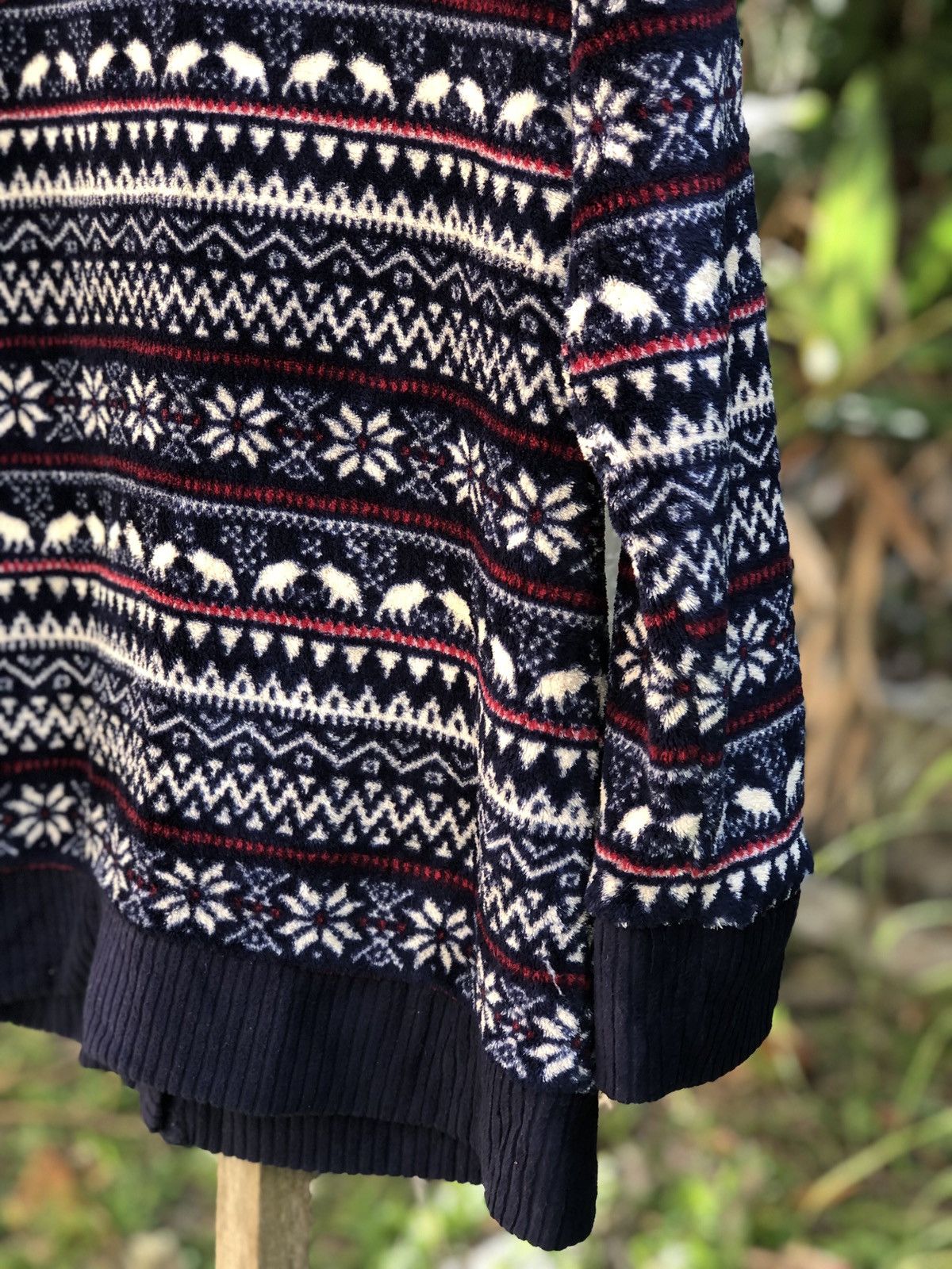 Japanese Brand Navajo Multicolor Motive Native Fleece Hoodie by Ganiel Size M / US 6-8 / IT 42-44 - 8 Thumbnail