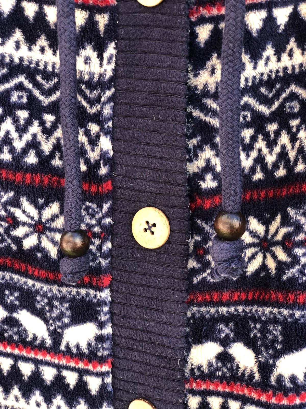 Japanese Brand Navajo Multicolor Motive Native Fleece Hoodie by Ganiel Size M / US 6-8 / IT 42-44 - 5 Thumbnail
