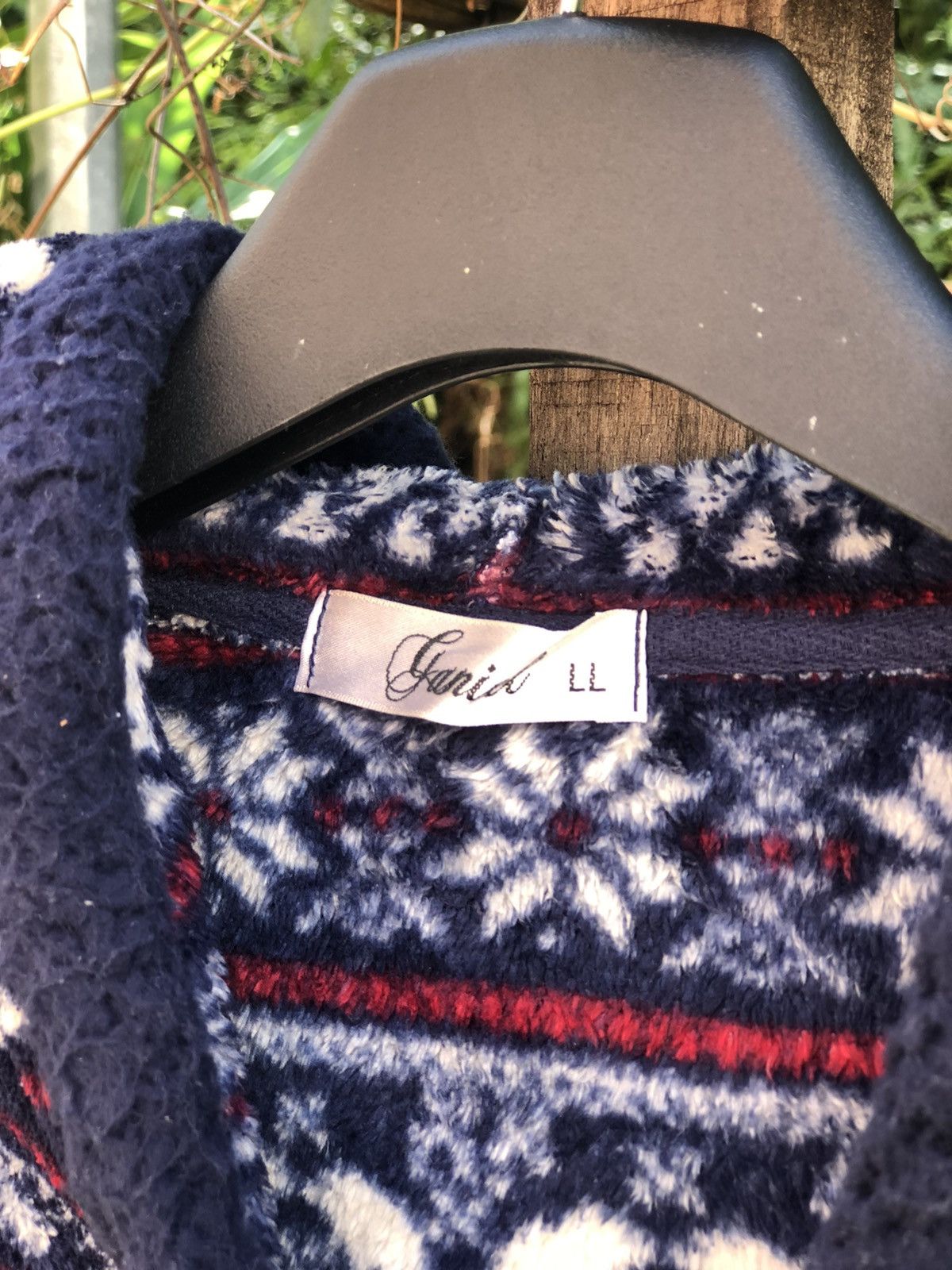 Japanese Brand Navajo Multicolor Motive Native Fleece Hoodie by Ganiel Size M / US 6-8 / IT 42-44 - 9 Thumbnail