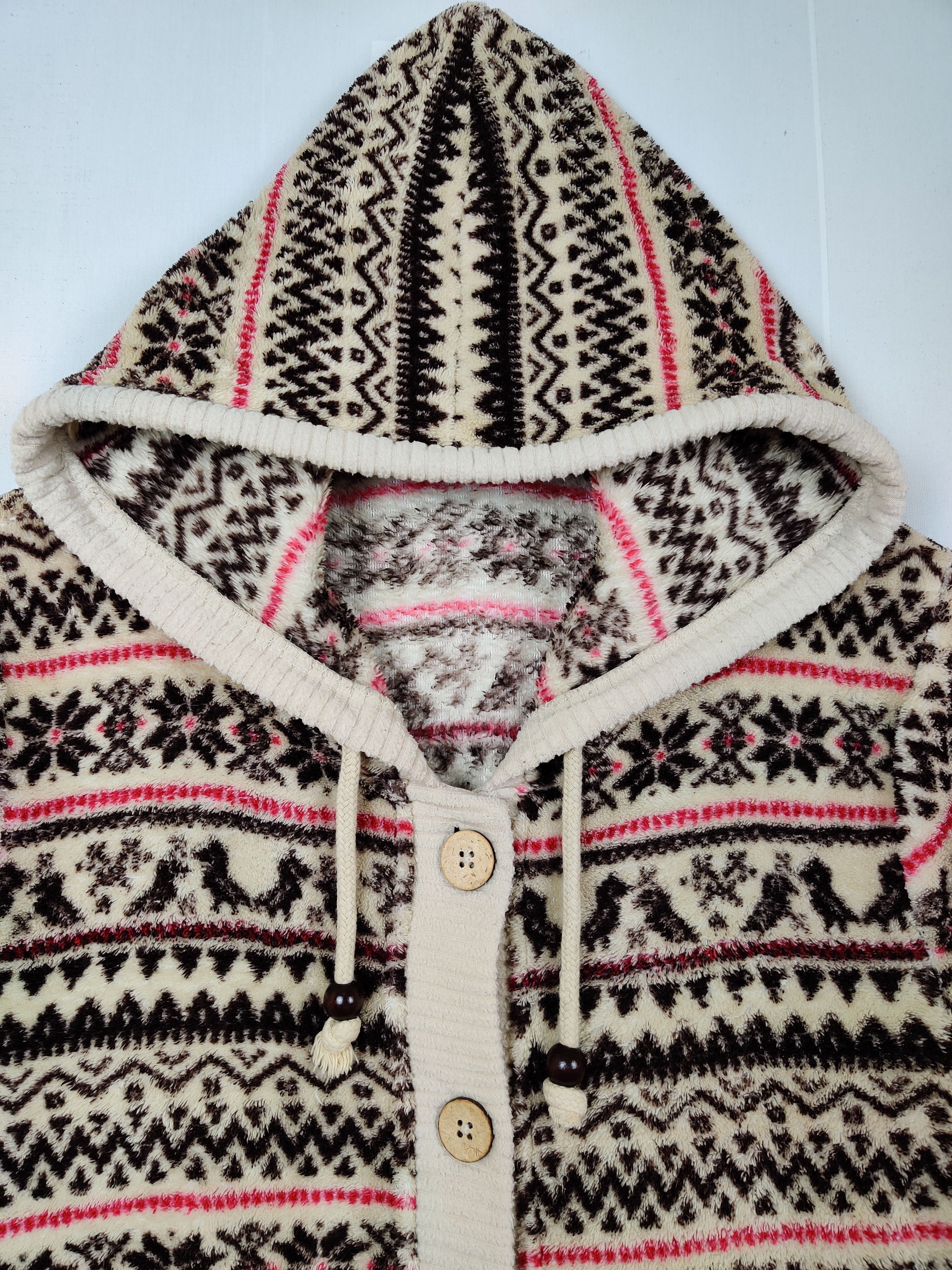 Japanese Brand Vintage Ganiel Fleece Navajo Hoodie Size US L / EU 52-54 / 3 - 4 Thumbnail