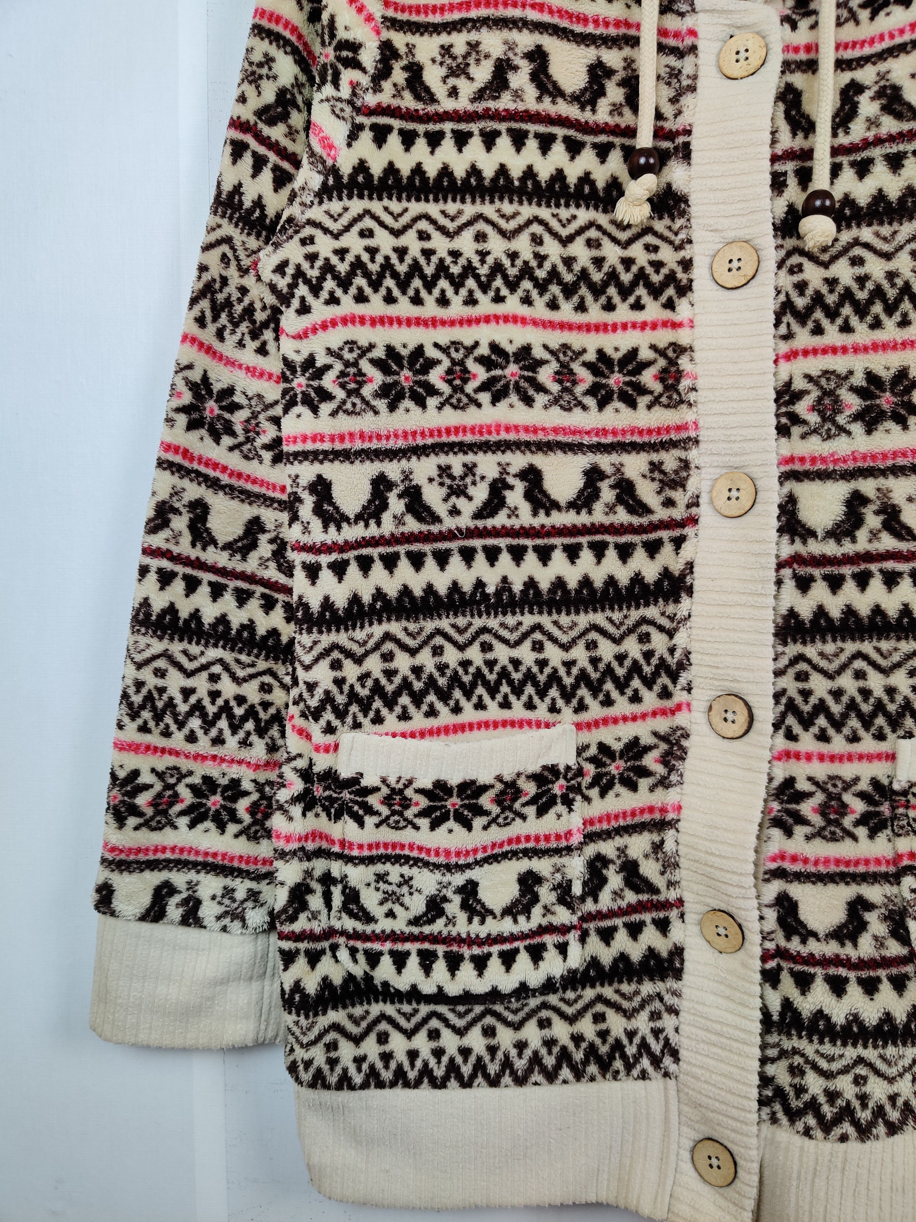 Japanese Brand Vintage Ganiel Fleece Navajo Hoodie Size US L / EU 52-54 / 3 - 5 Thumbnail