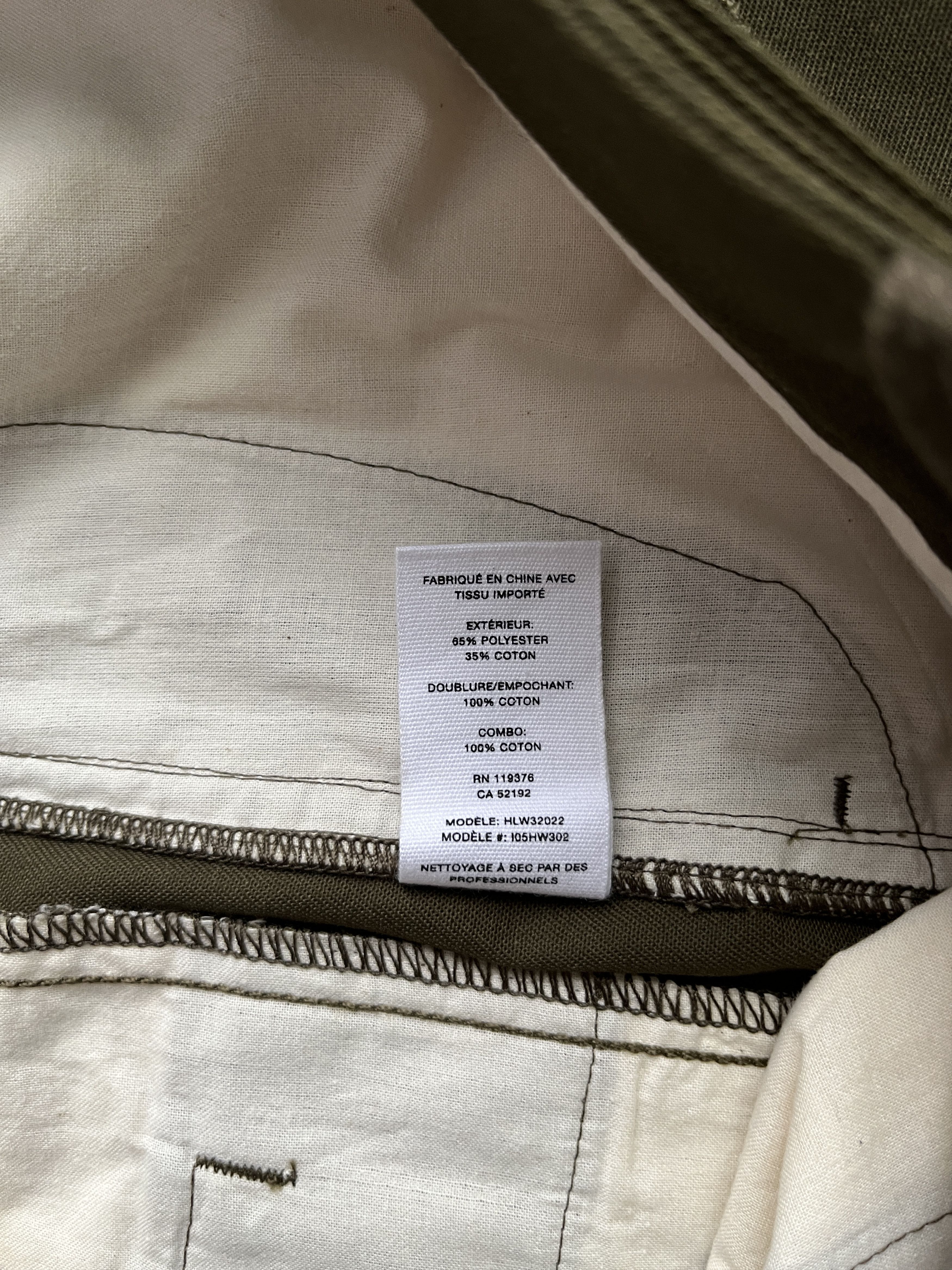 Helmut Lang ⚡️QUICK SALE⚡️Helmut Lang Khaki Asymmetric Cargo Mini Skirt Size 32" / US 10 / IT 46 - 5 Thumbnail