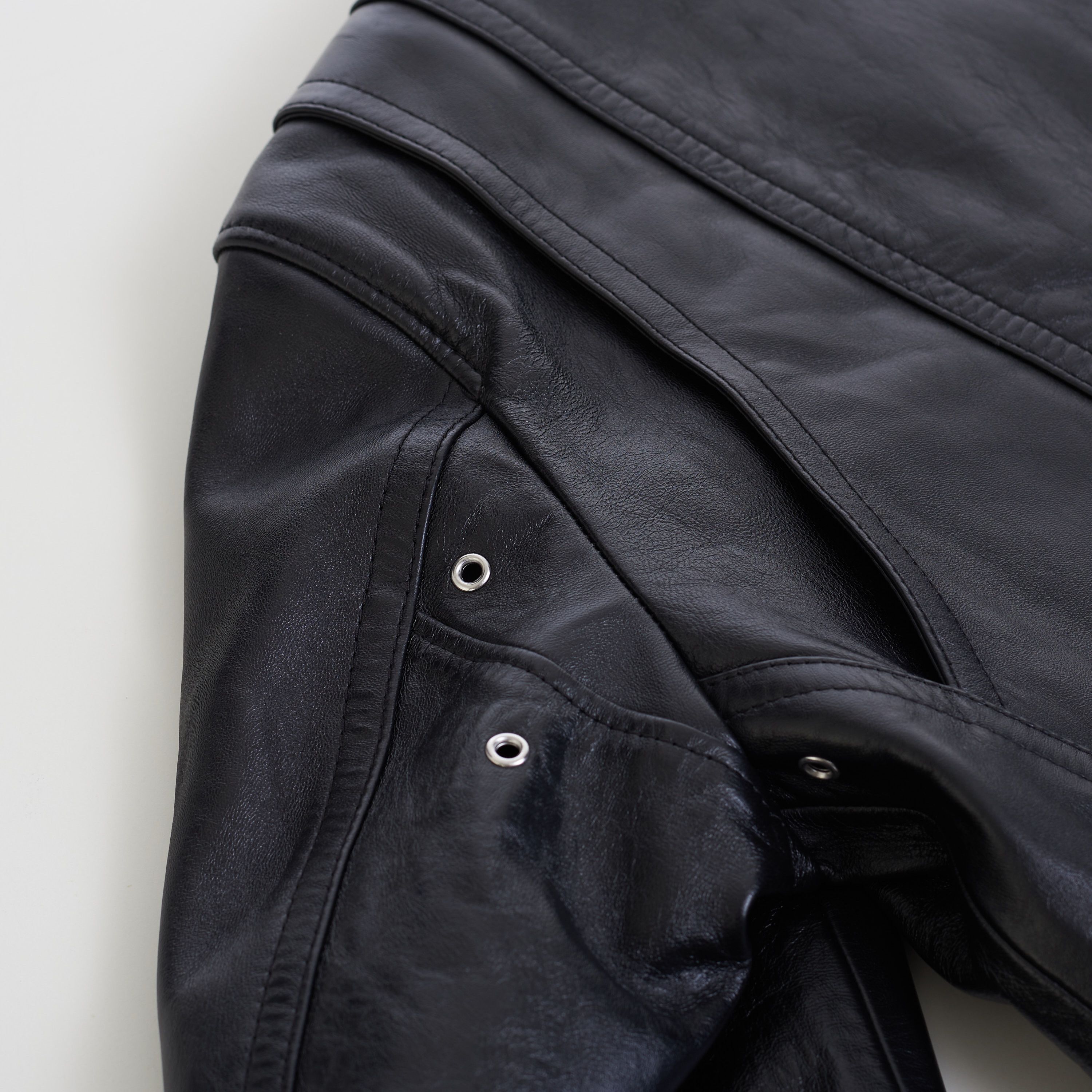 Celine Loose Fit Biker Jacket In Soft Lambskin Leather Size US M / EU 48-50 / 2 - 22 Thumbnail