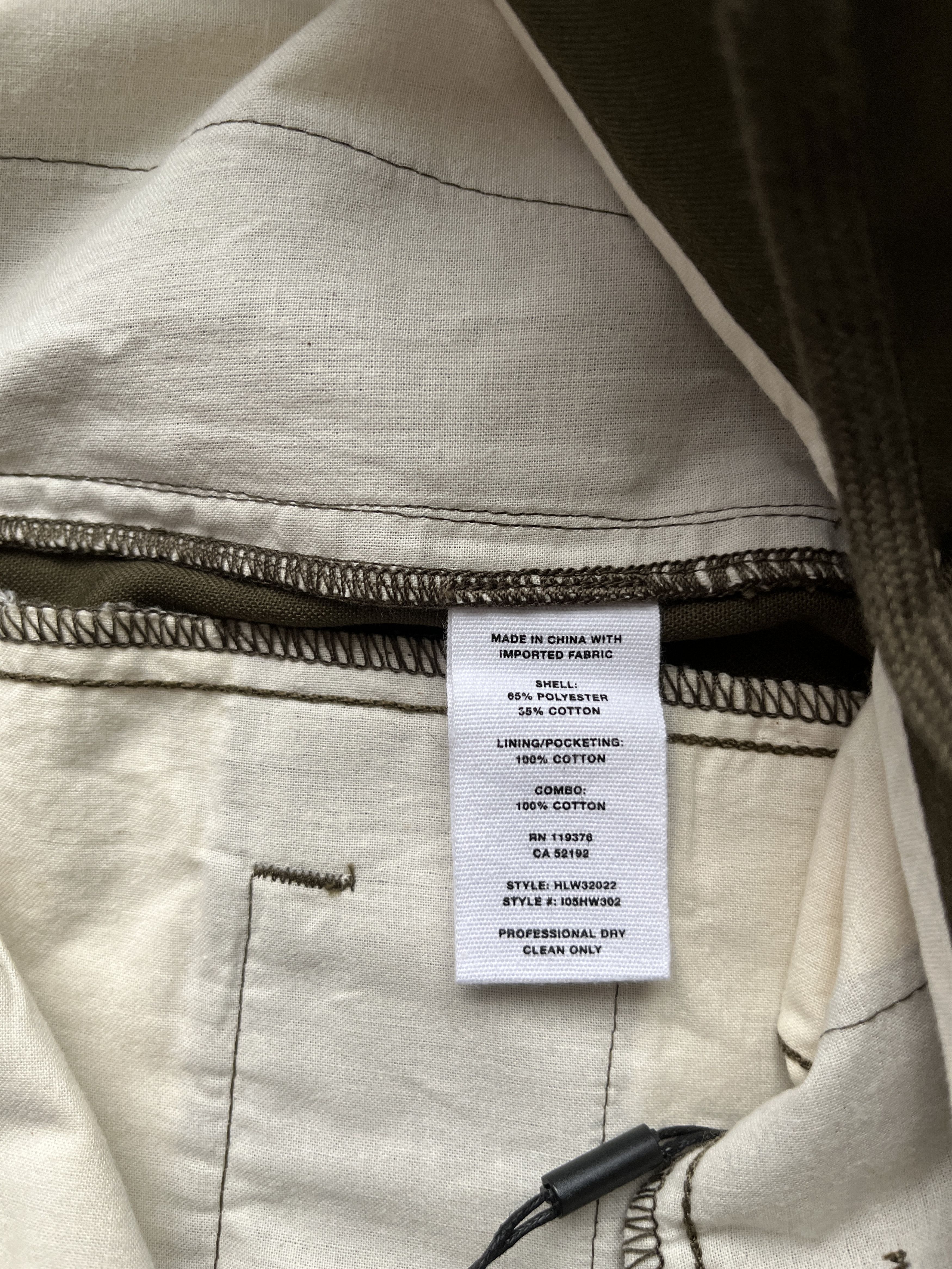 Helmut Lang ⚡️QUICK SALE⚡️Helmut Lang Khaki Asymmetric Cargo Mini Skirt Size 28" / US 6 / IT 42 - 4 Thumbnail