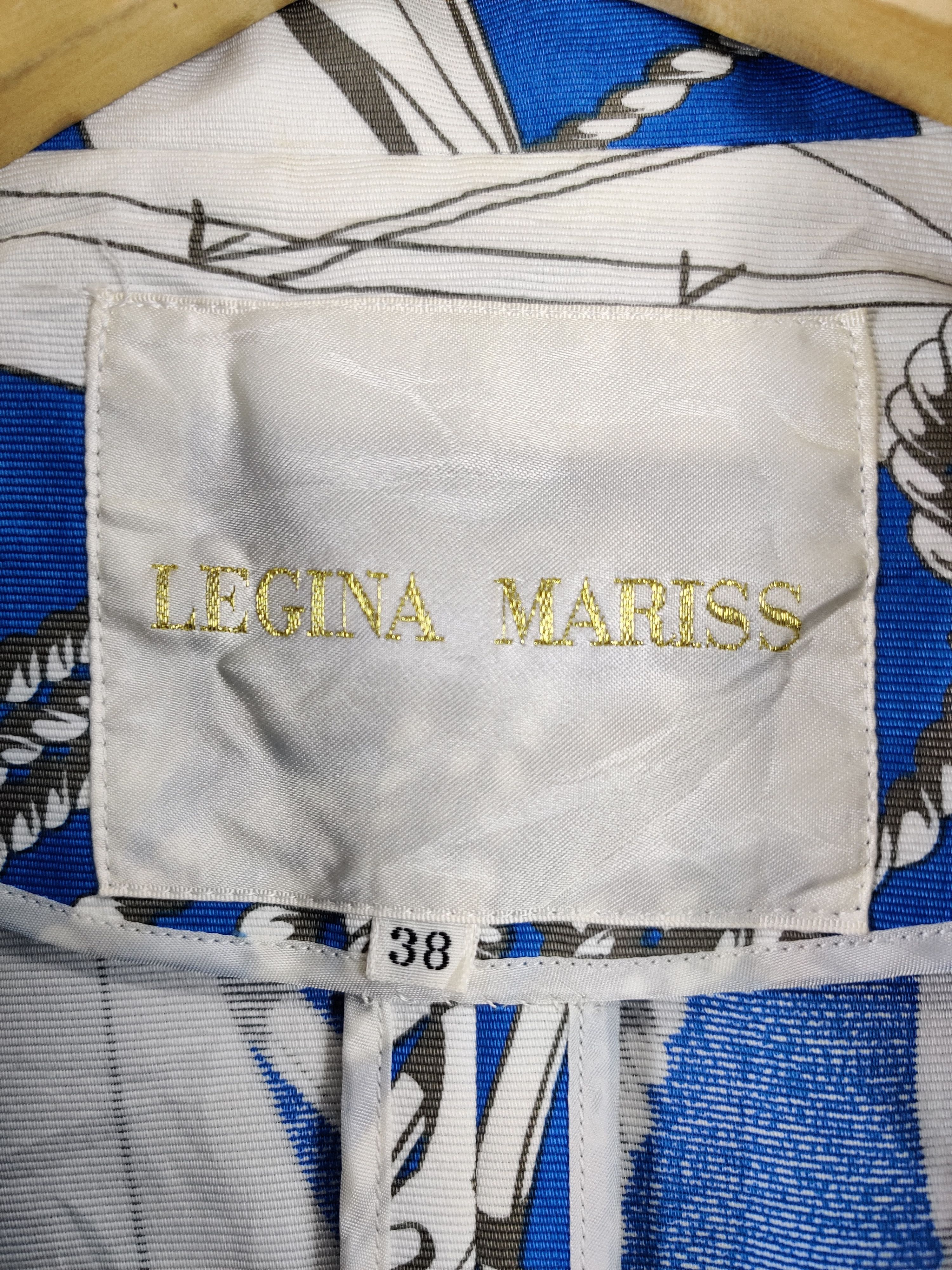 Japanese Brand Vintage Legina Mariss Short Sleeve Button Ups Nice Design Size US M / EU 48-50 / 2 - 8 Thumbnail