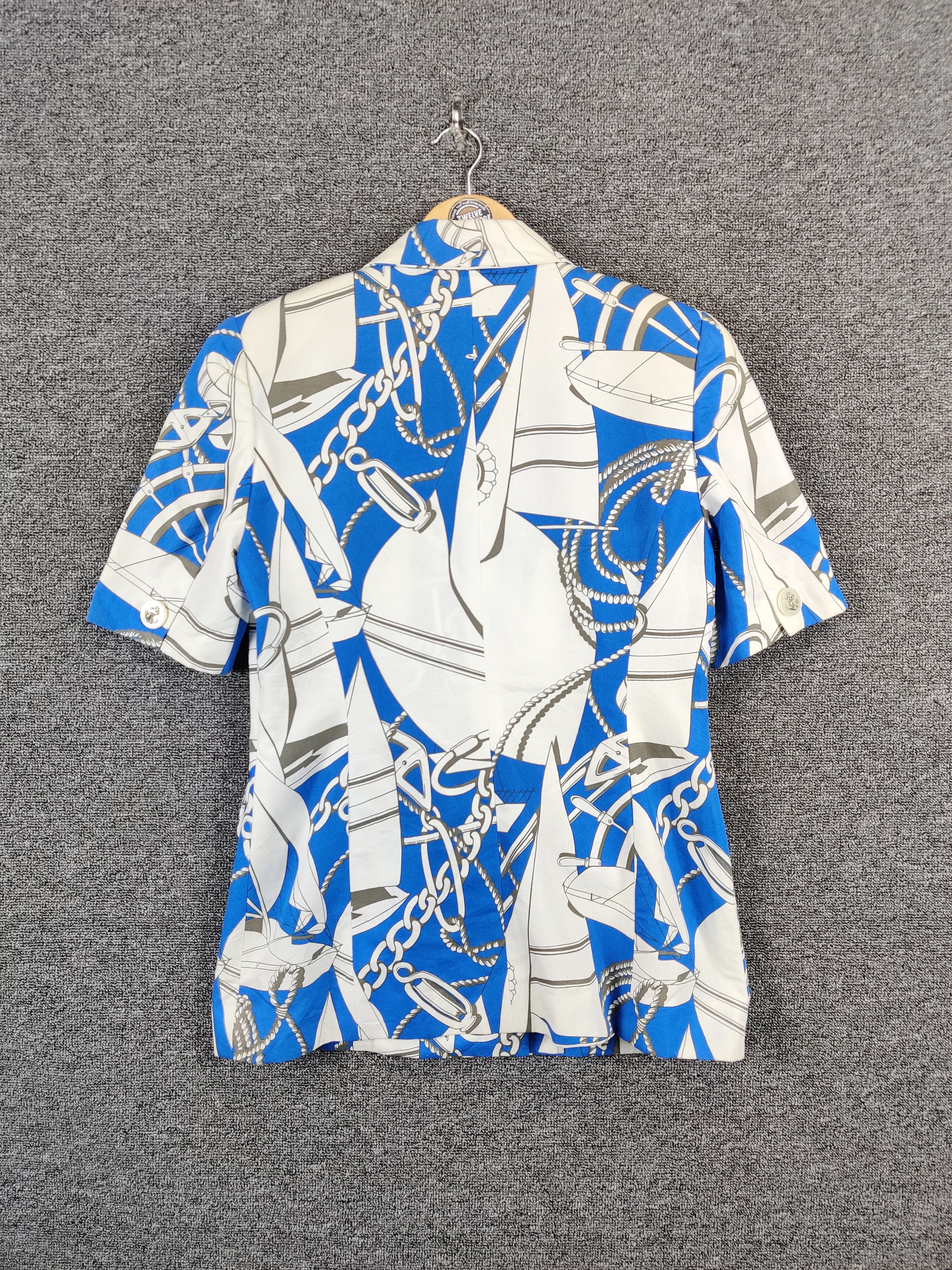 Japanese Brand Vintage Legina Mariss Short Sleeve Button Ups Nice Design Size US M / EU 48-50 / 2 - 5 Thumbnail