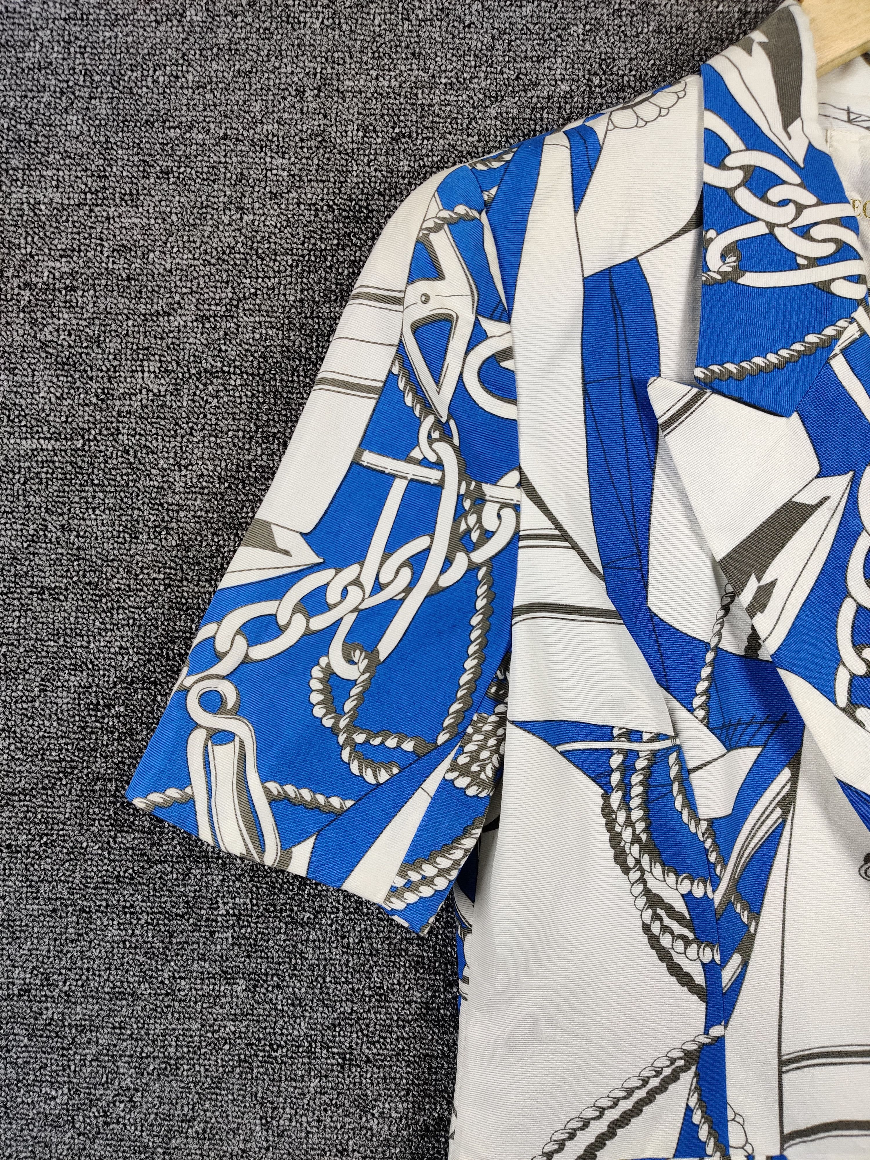 Japanese Brand Vintage Legina Mariss Short Sleeve Button Ups Nice Design Size US M / EU 48-50 / 2 - 4 Thumbnail