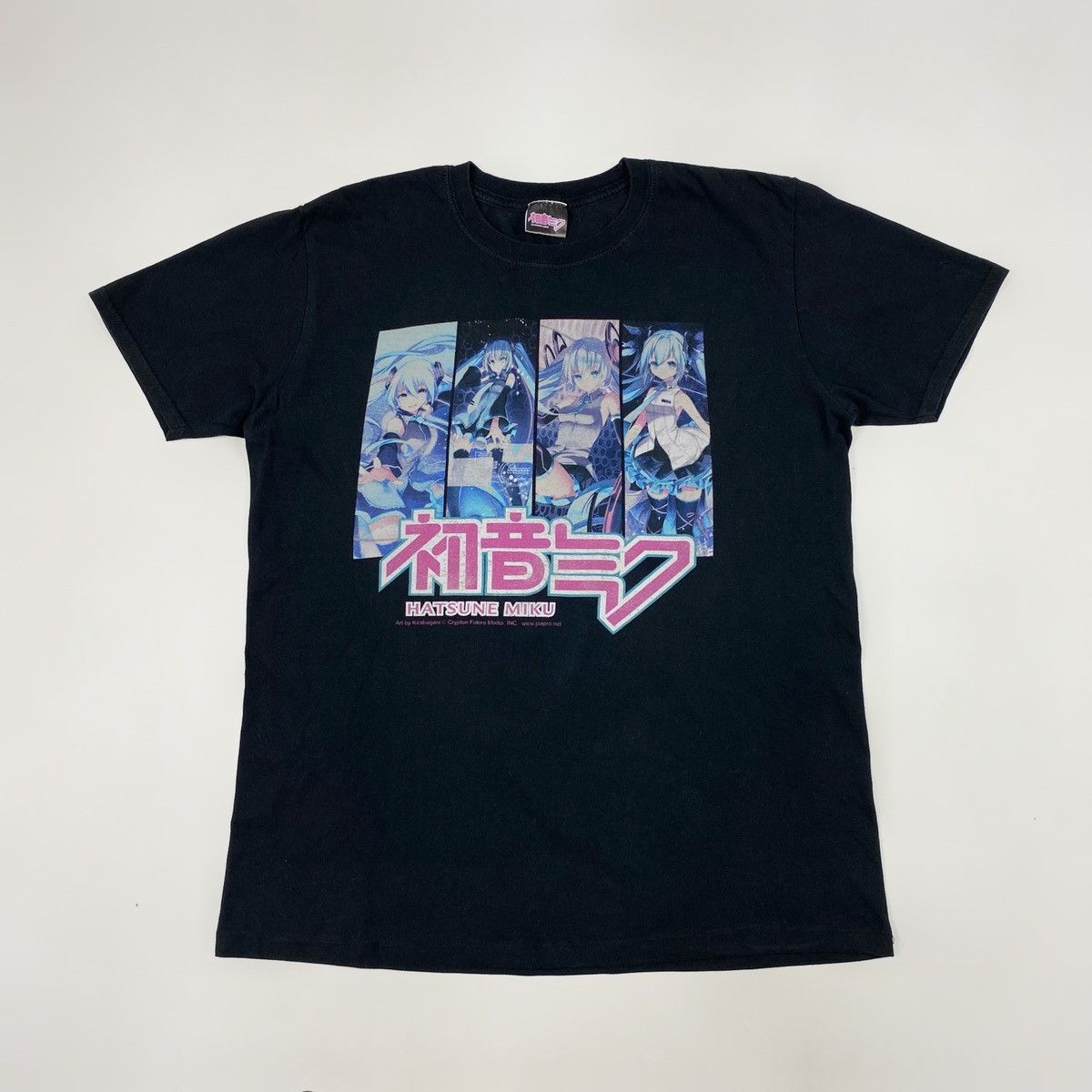 Anime 2000’s Vintage Hatsune Miku Vocaloid Software Promo T-Shirt Size US M / EU 48-50 / 2 - 1 Thumbnail