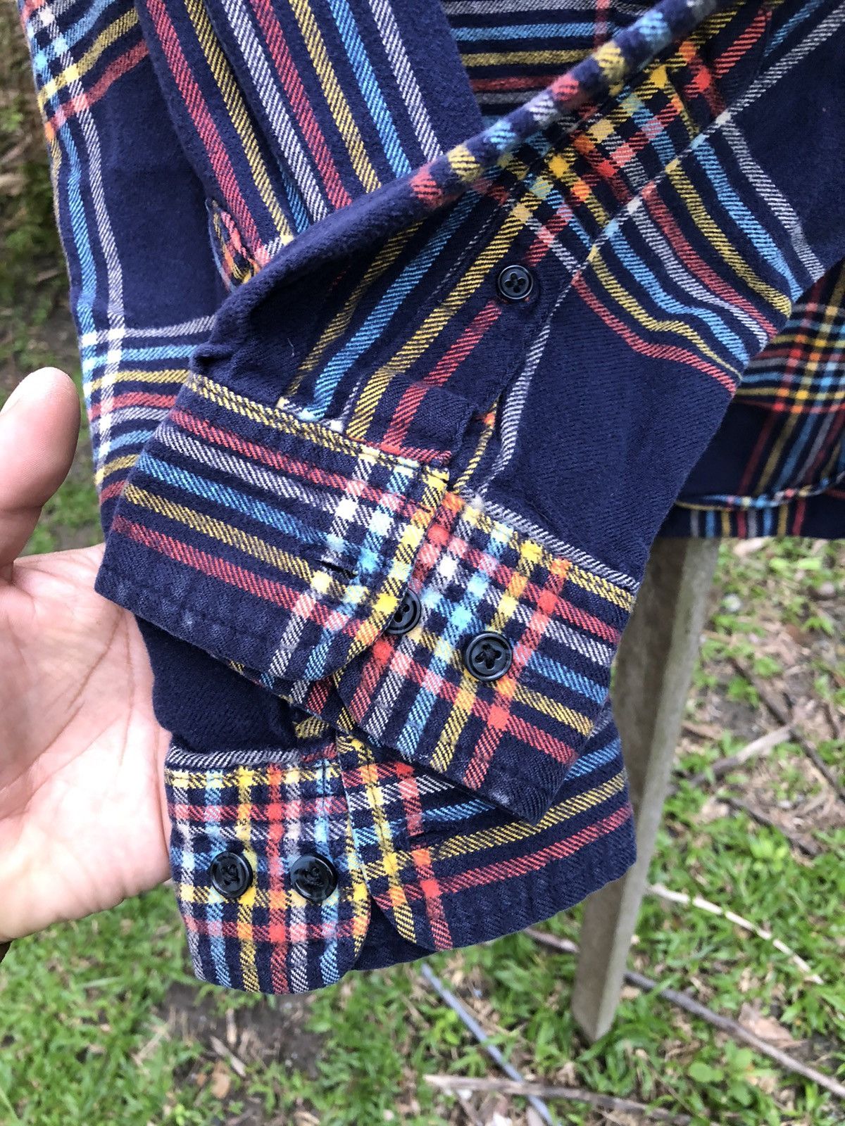 Merona Flannel Single Pocket Shirts Checkered by Merona Size US M / EU 48-50 / 2 - 9 Thumbnail