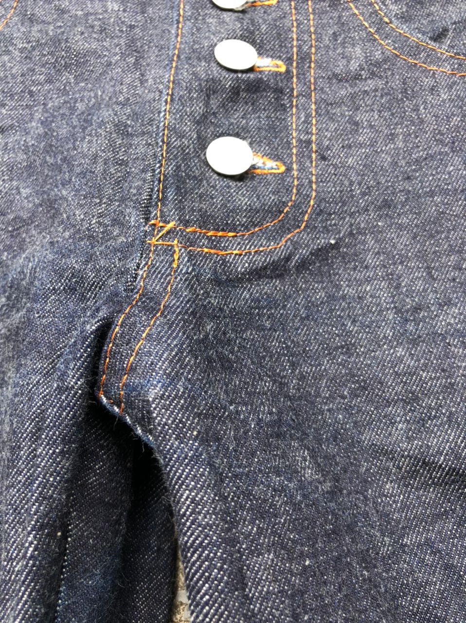 Japanese Brand Alissa Japan Fly Button Flare Denim Jeans Size 28" / US 6 / IT 42 - 3 Thumbnail