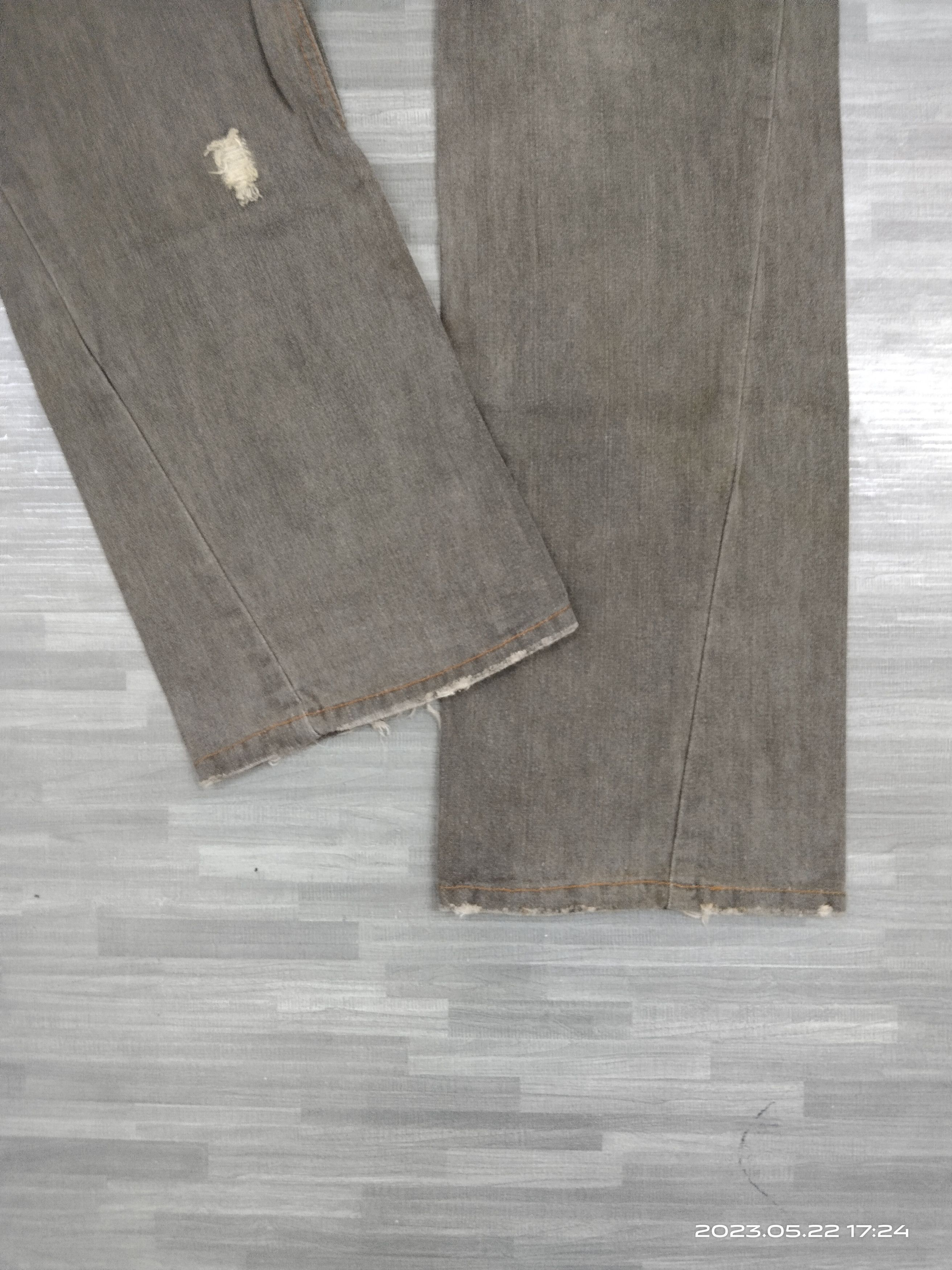 Japanese Brand RiPED TWIST NYLAUS DENIM PANTS Size US 32 / EU 48 - 7 Thumbnail