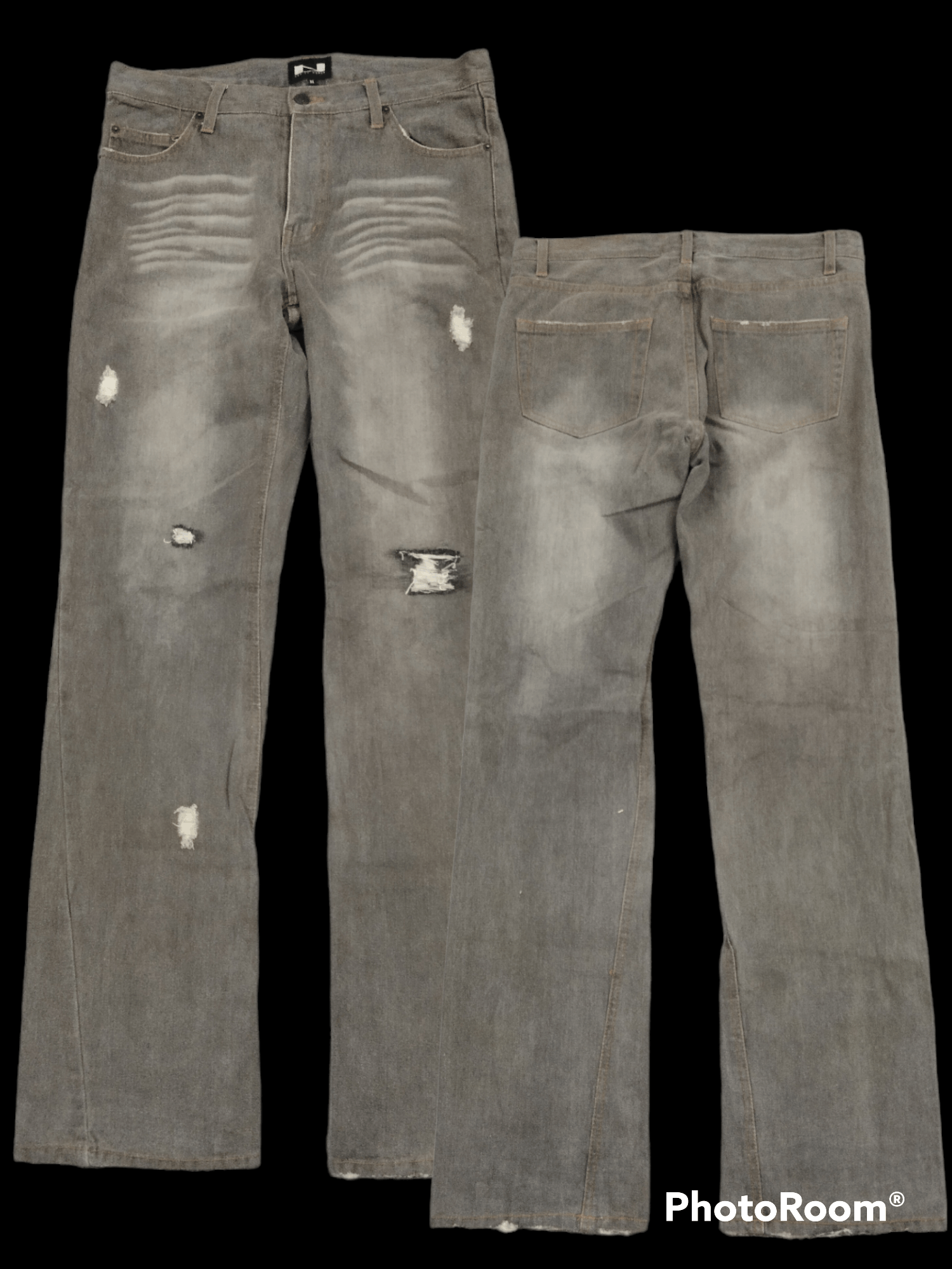 Japanese Brand RiPED TWIST NYLAUS DENIM PANTS Size US 32 / EU 48 - 1 Thumbnail