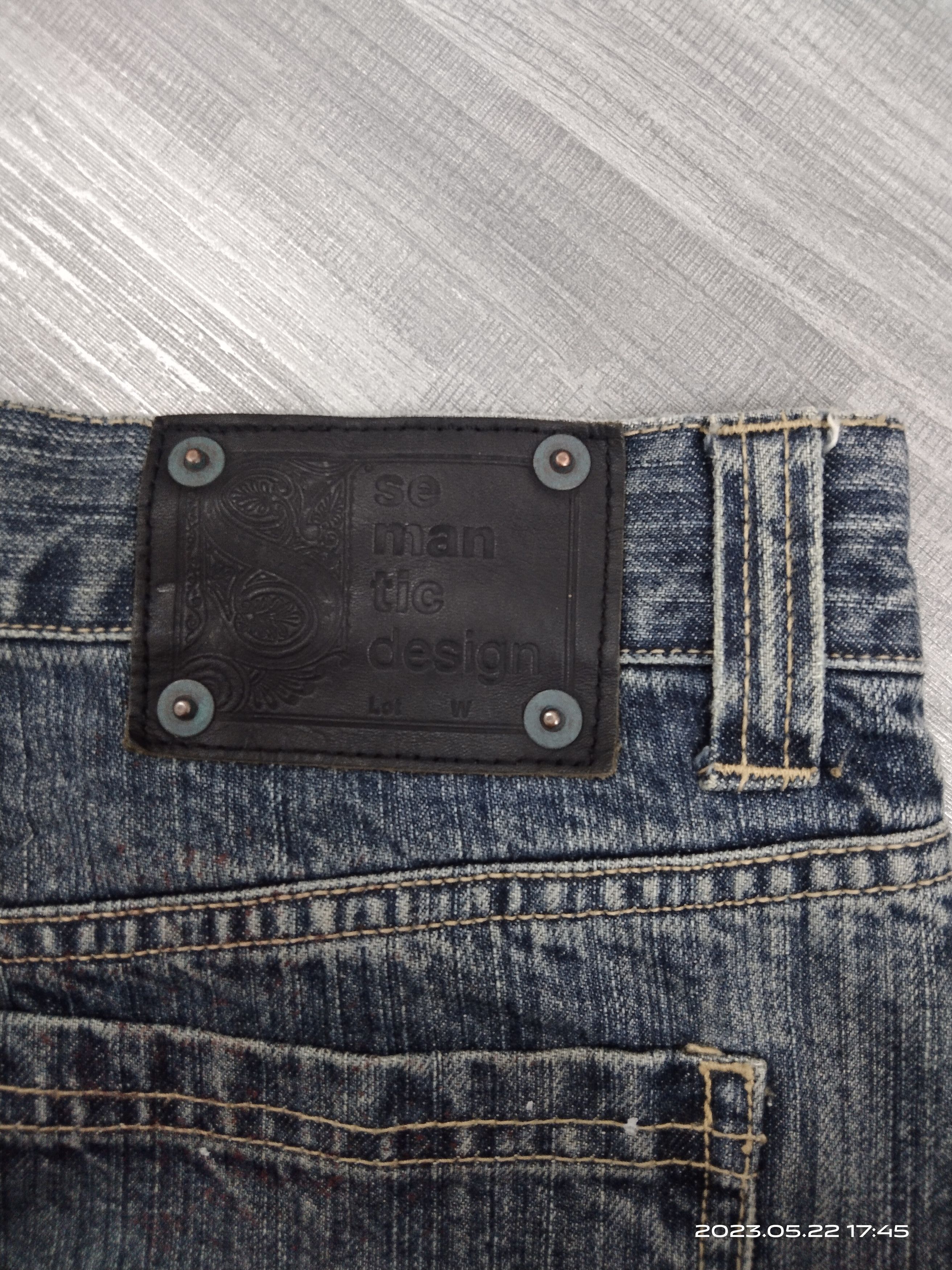semanticdesign FLARE SICK iLLUSTRATION SEMANTIC DESIGN PANTS Size US 32 / EU 48 - 10 Thumbnail