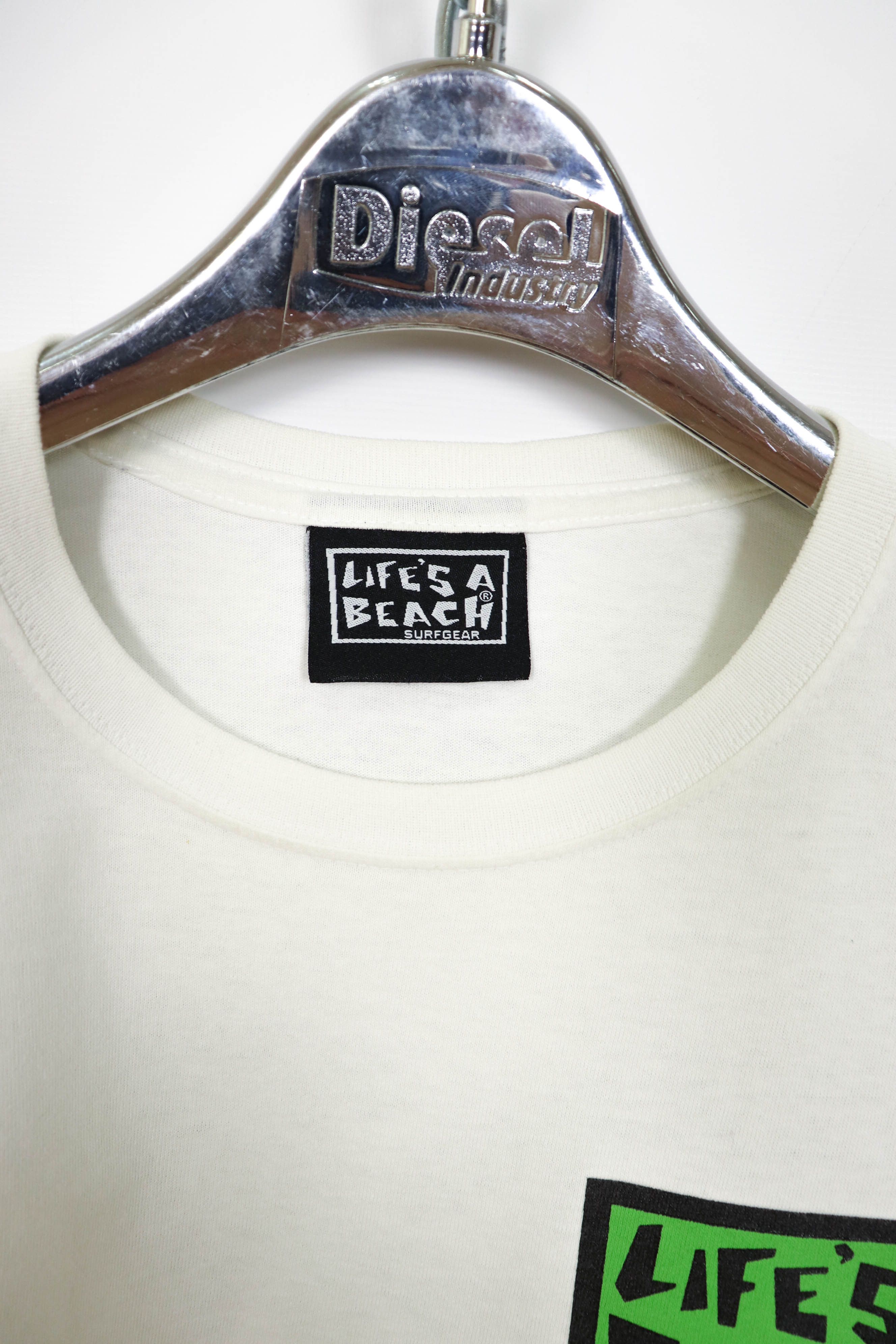 Life's a Beach Life's a Beach Fluorescent Sperm Graphics White T-shirt Tee Size US M / EU 48-50 / 2 - 13 Thumbnail