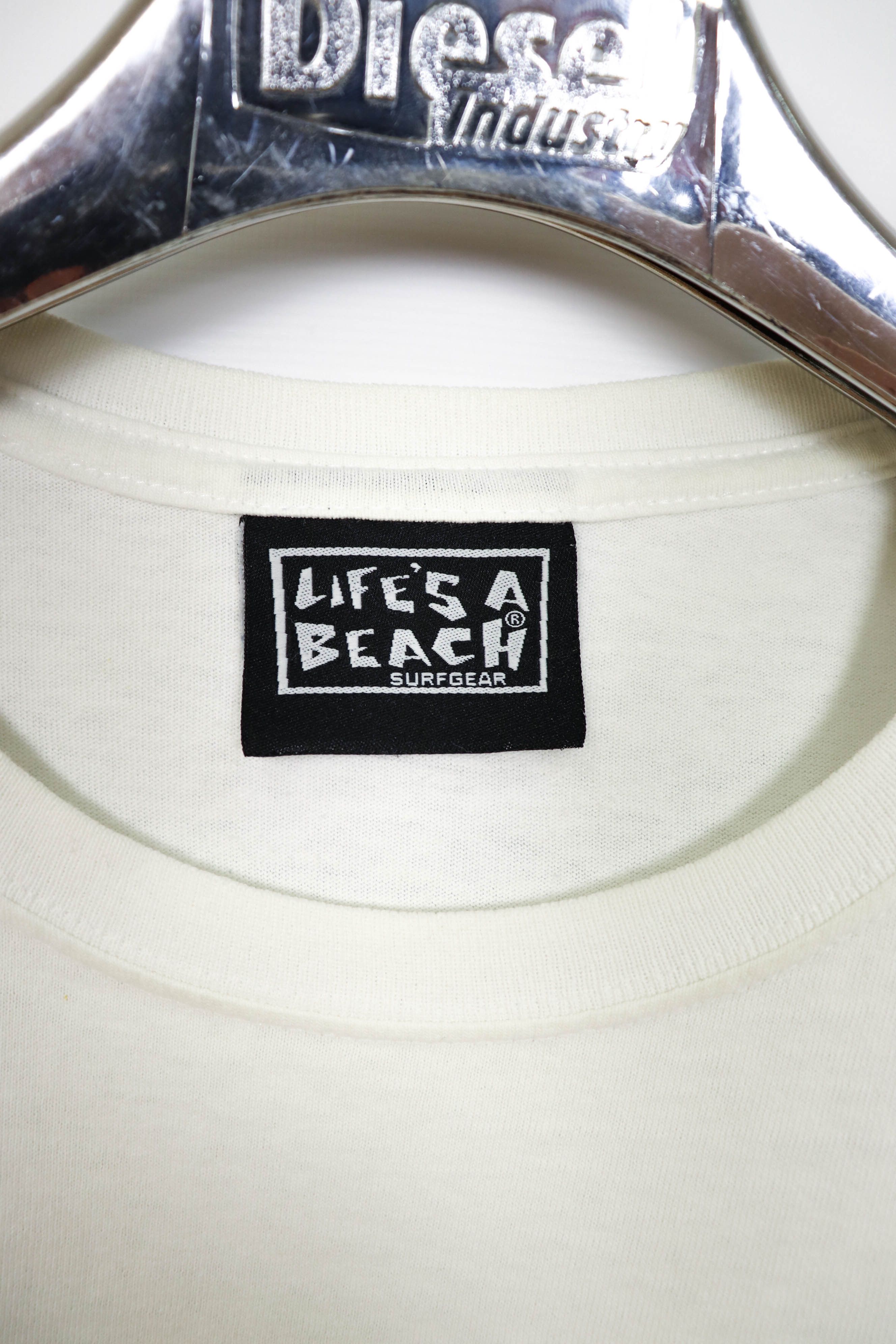 Life's a Beach Life's a Beach Fluorescent Sperm Graphics White T-shirt Tee Size US M / EU 48-50 / 2 - 12 Thumbnail