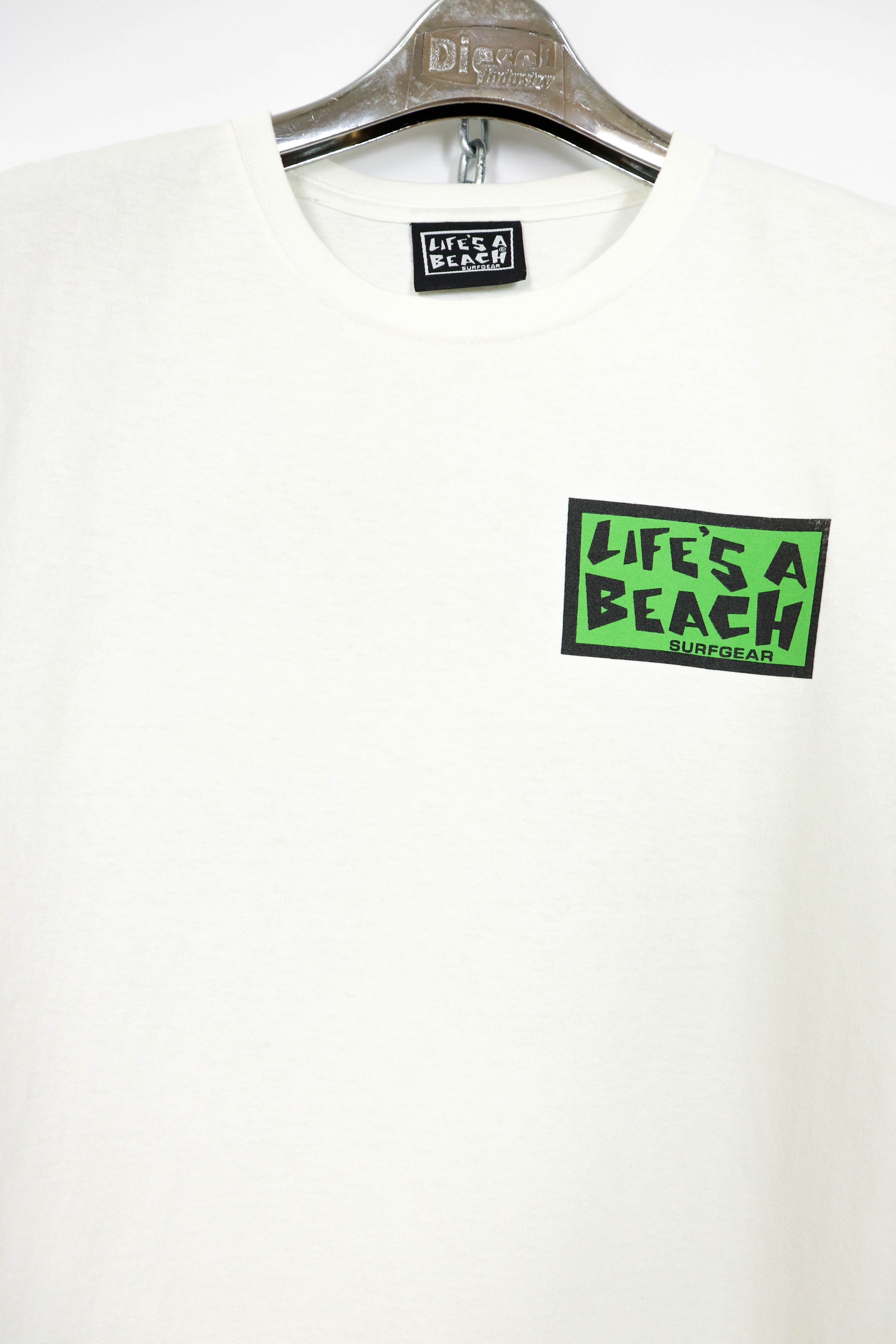 Life's a Beach Life's a Beach Fluorescent Sperm Graphics White T-shirt Tee Size US M / EU 48-50 / 2 - 3 Thumbnail