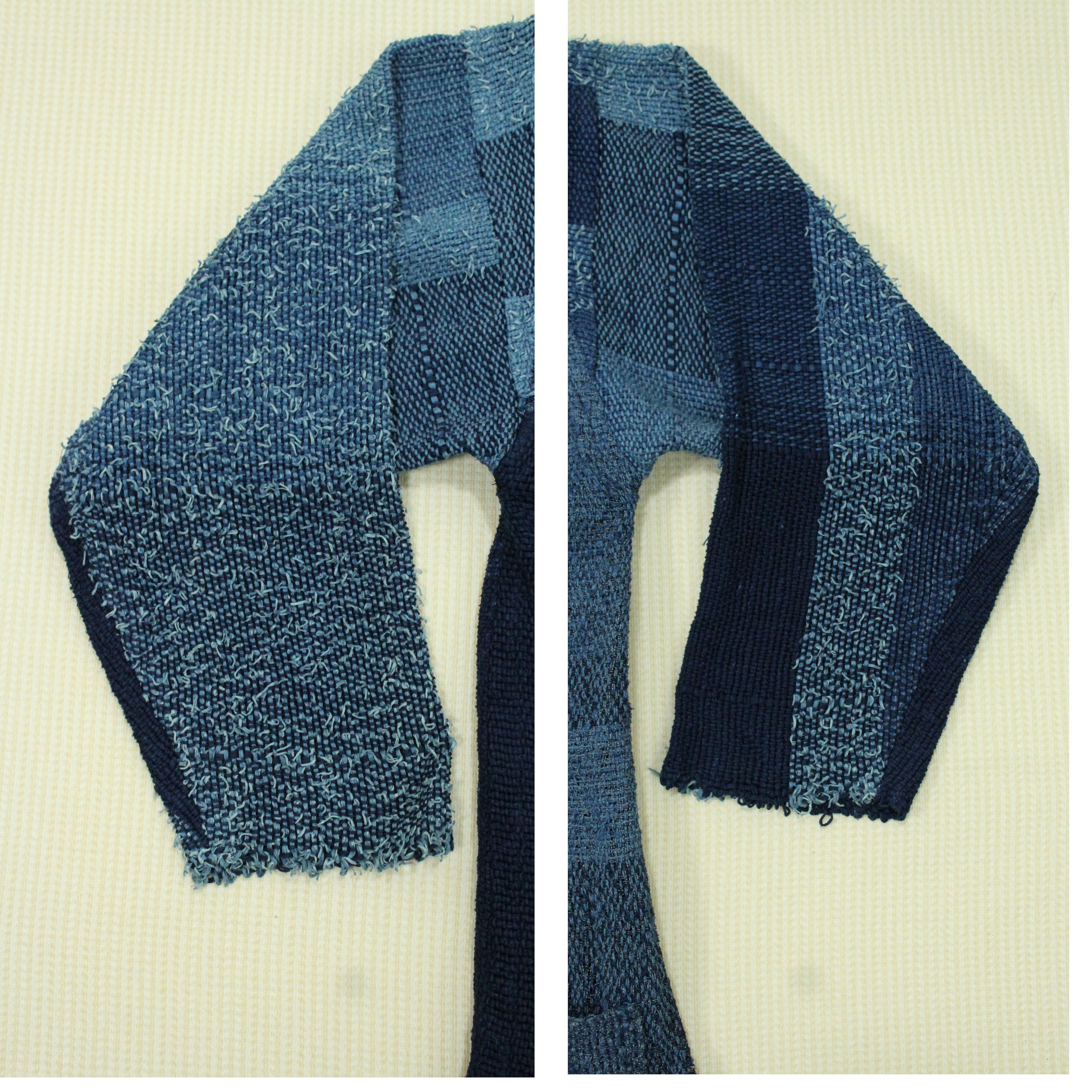 Japanese Brand × Vintage Vintage Japanese Blanket Cardigan Indigo Sanjuro Noragi Size US M / EU 48-50 / 2 - 5 Thumbnail