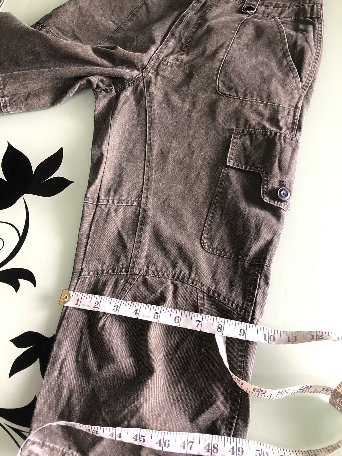 Japanese Brand Vintage PPFM Distressed Style Three Quater Cargo Pants Size US 30 / EU 46 - 21 Thumbnail
