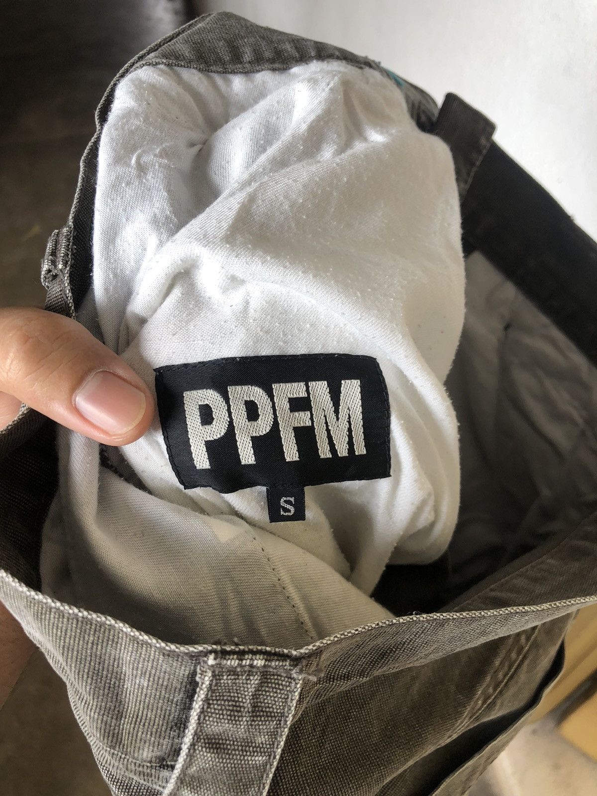 Japanese Brand Vintage PPFM Distressed Style Three Quater Cargo Pants Size US 30 / EU 46 - 15 Thumbnail