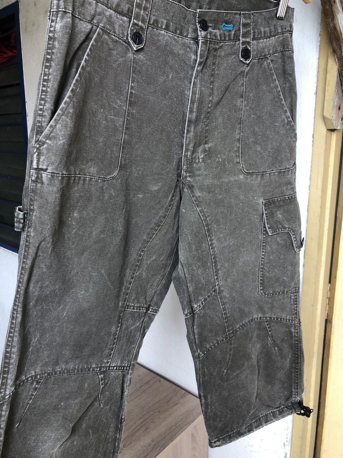 Japanese Brand Vintage PPFM Distressed Style Three Quater Cargo Pants Size US 30 / EU 46 - 5 Thumbnail