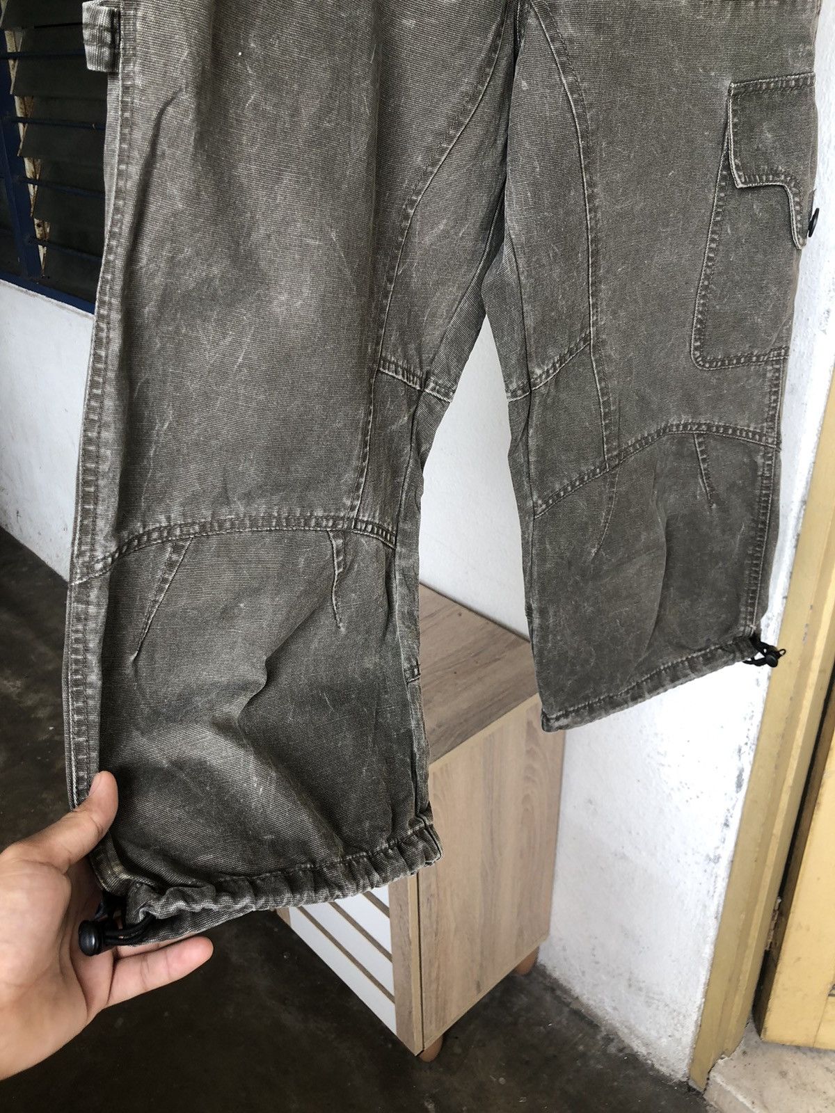 Japanese Brand Vintage PPFM Distressed Style Three Quater Cargo Pants Size US 30 / EU 46 - 6 Thumbnail