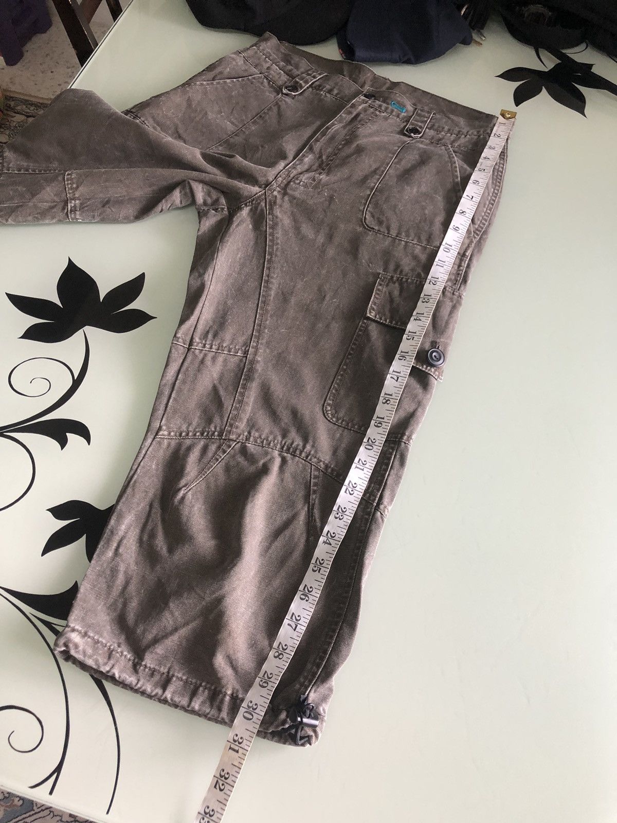Japanese Brand Vintage PPFM Distressed Style Three Quater Cargo Pants Size US 30 / EU 46 - 23 Thumbnail