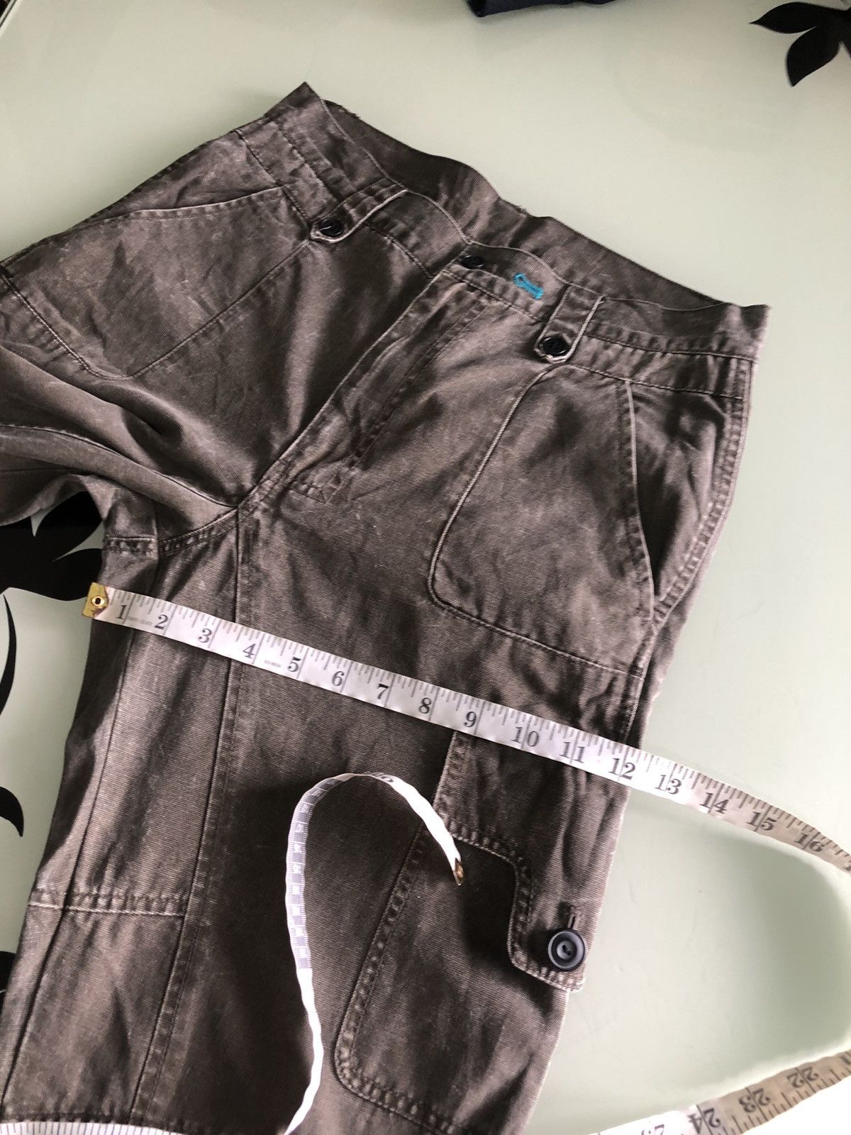 Japanese Brand Vintage PPFM Distressed Style Three Quater Cargo Pants Size US 30 / EU 46 - 20 Thumbnail