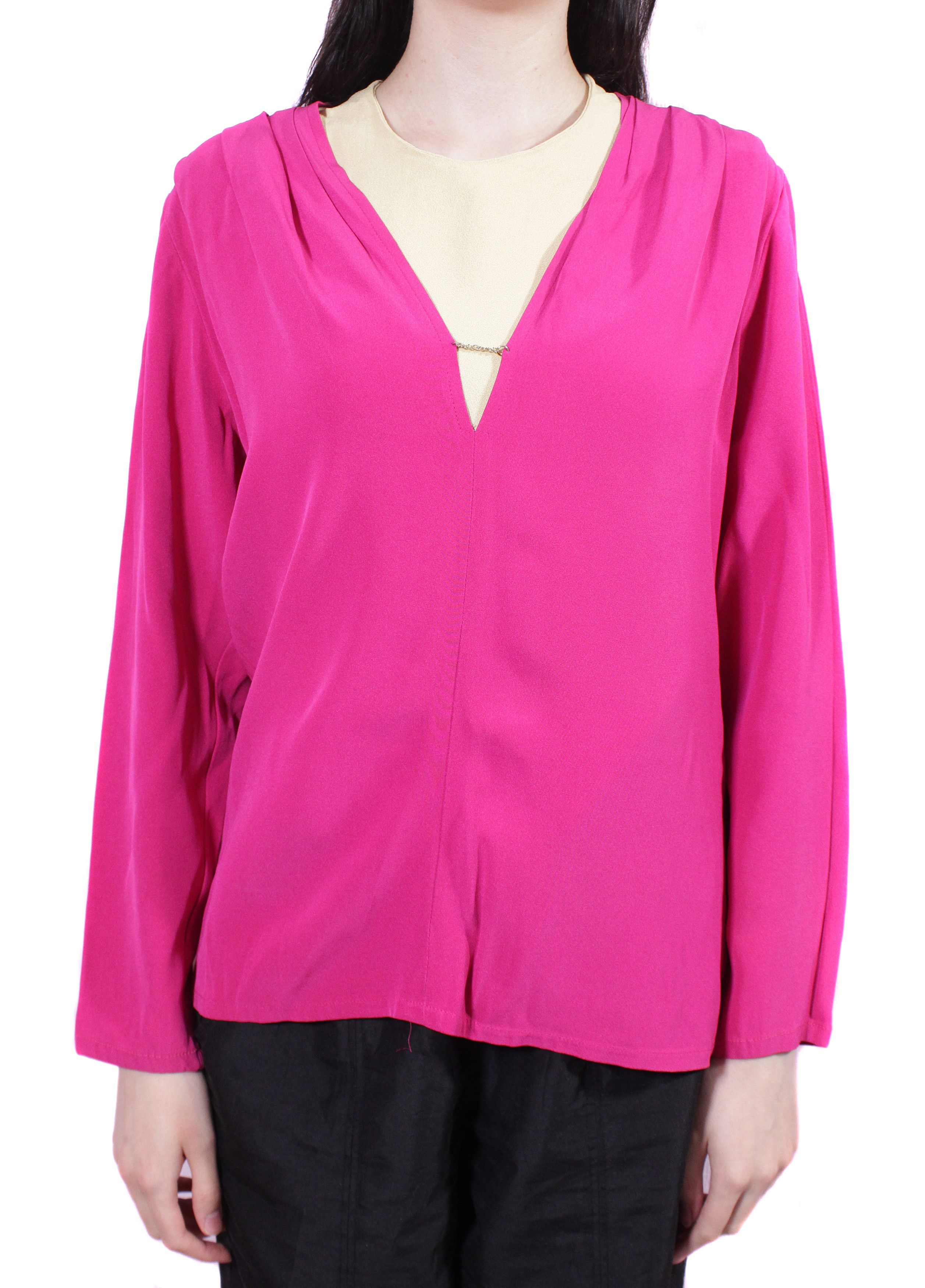 Saint Laurent Paris 90S Variation Blouse Vintage Made in France Size M / US 6-8 / IT 42-44 - 1 Thumbnail