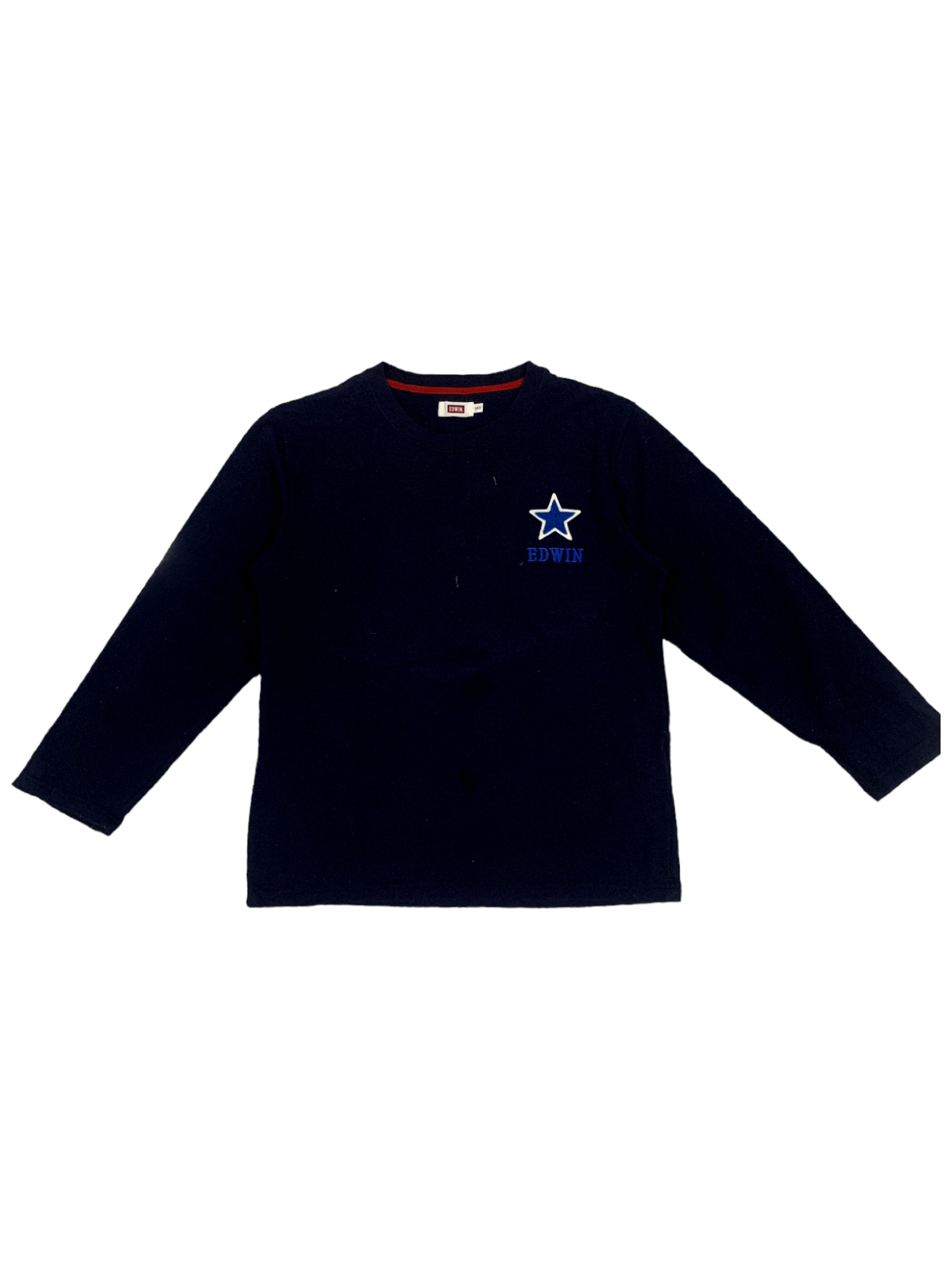 Edwin × Japanese Brand Vintage Edwin Signature Logo Classic Sweatshirt Size US M / EU 48-50 / 2 - 1 Thumbnail