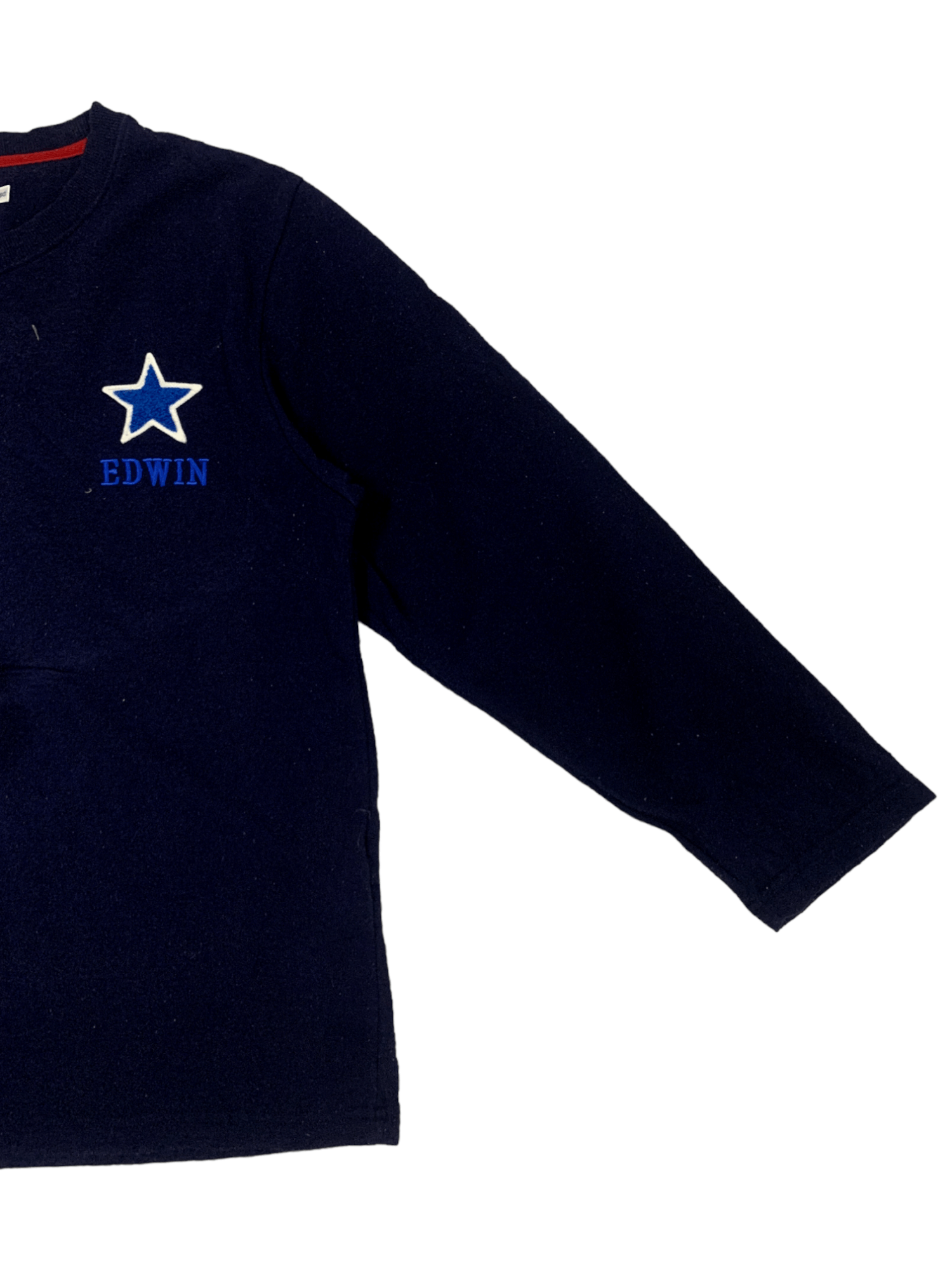 Edwin × Japanese Brand Vintage Edwin Signature Logo Classic Sweatshirt Size US M / EU 48-50 / 2 - 7 Thumbnail