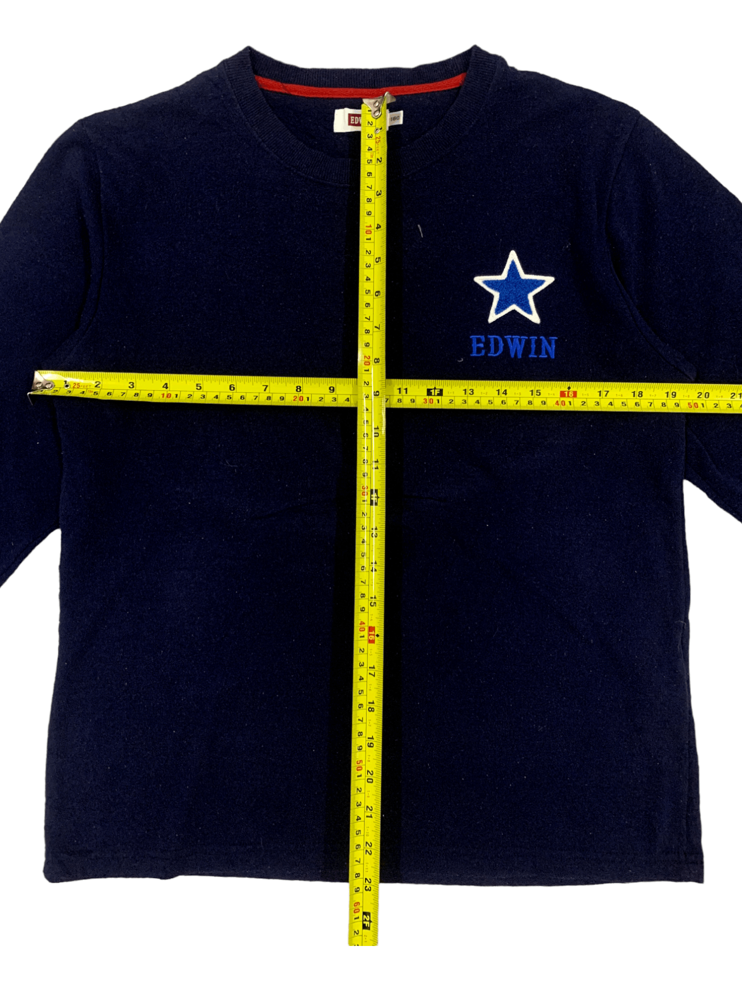 Edwin × Japanese Brand Vintage Edwin Signature Logo Classic Sweatshirt Size US M / EU 48-50 / 2 - 8 Thumbnail