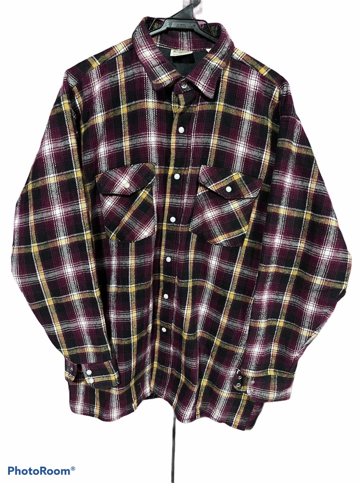 Japanese Brand VINTAGE FIVE BROTHER SHIRT BUTTON UP USA Size US L / EU 52-54 / 3 - 1 Thumbnail