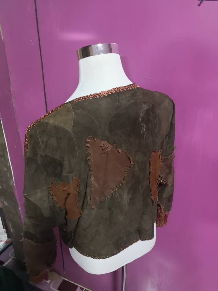 Vintage 🔥VERY RARE🔥UNBRAND CUSTOM BROWN SIZE M LEATHER Size US M / EU 48-50 / 2 - 2 Thumbnail