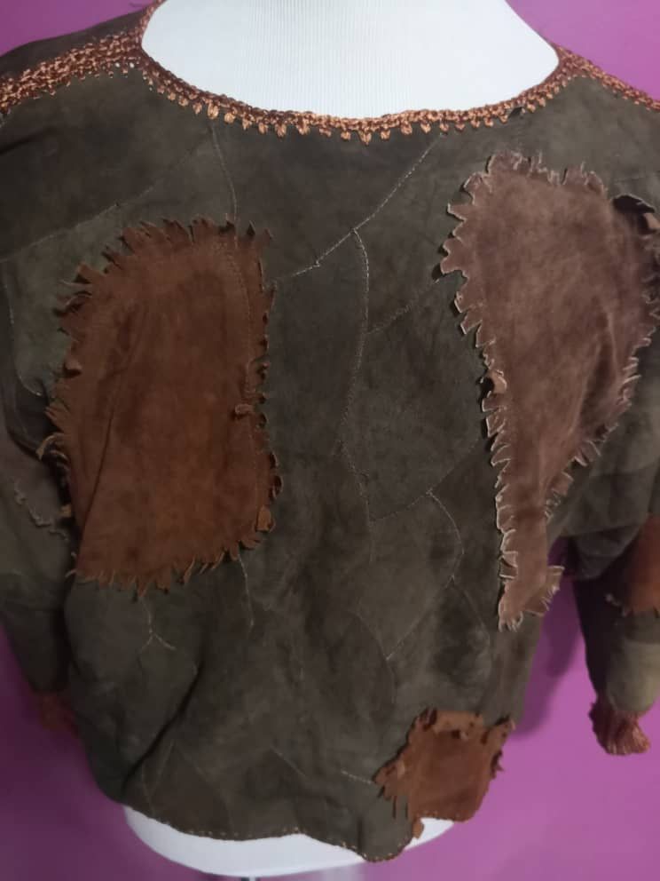 Vintage 🔥VERY RARE🔥UNBRAND CUSTOM BROWN SIZE M LEATHER Size US M / EU 48-50 / 2 - 3 Thumbnail