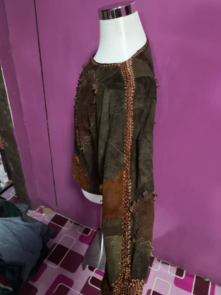 Vintage 🔥VERY RARE🔥UNBRAND CUSTOM BROWN SIZE M LEATHER Size US M / EU 48-50 / 2 - 4 Thumbnail