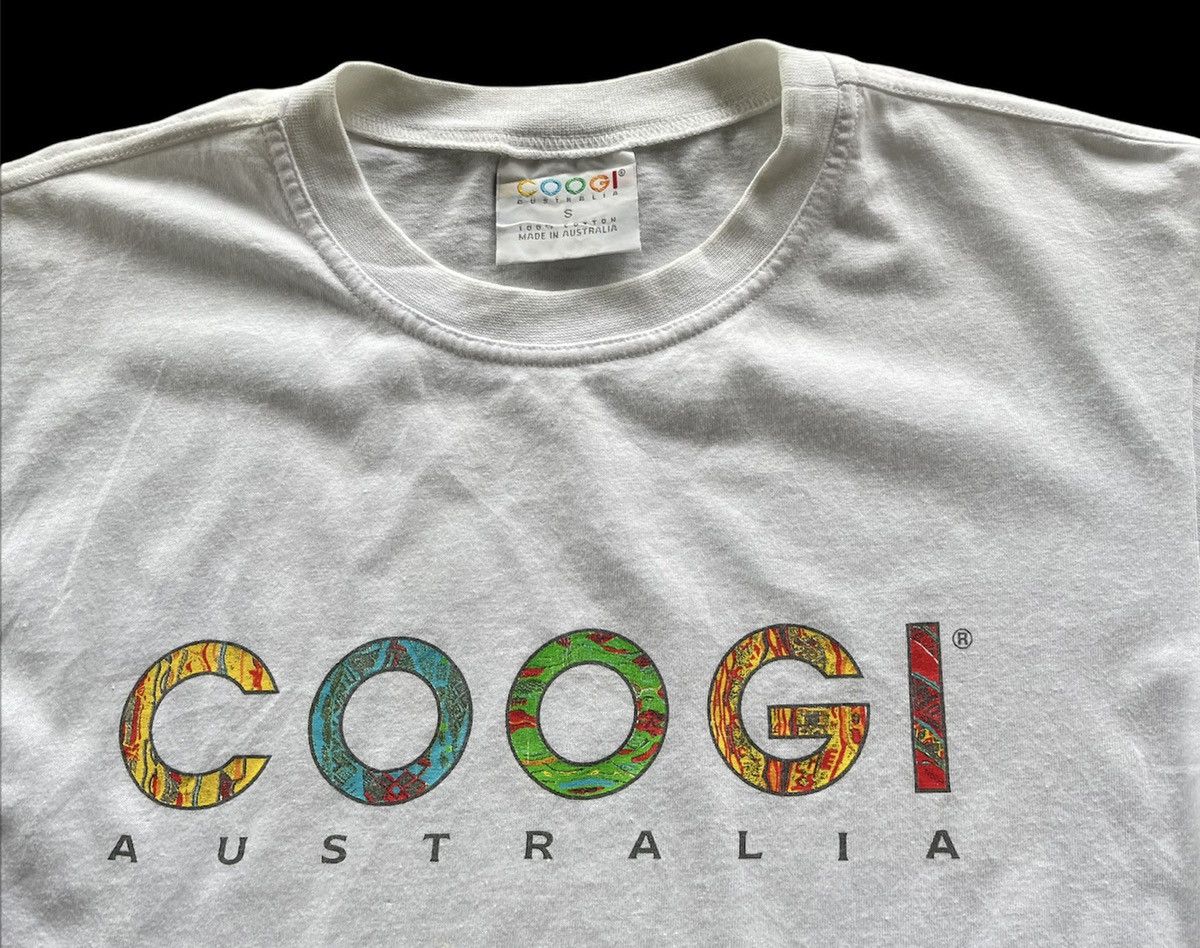 Coogi COOGI AUSTRALIA SPELL OUT BIG LOGO TEE SHIRT Size US S / EU 44-46 / 1 - 2 Thumbnail