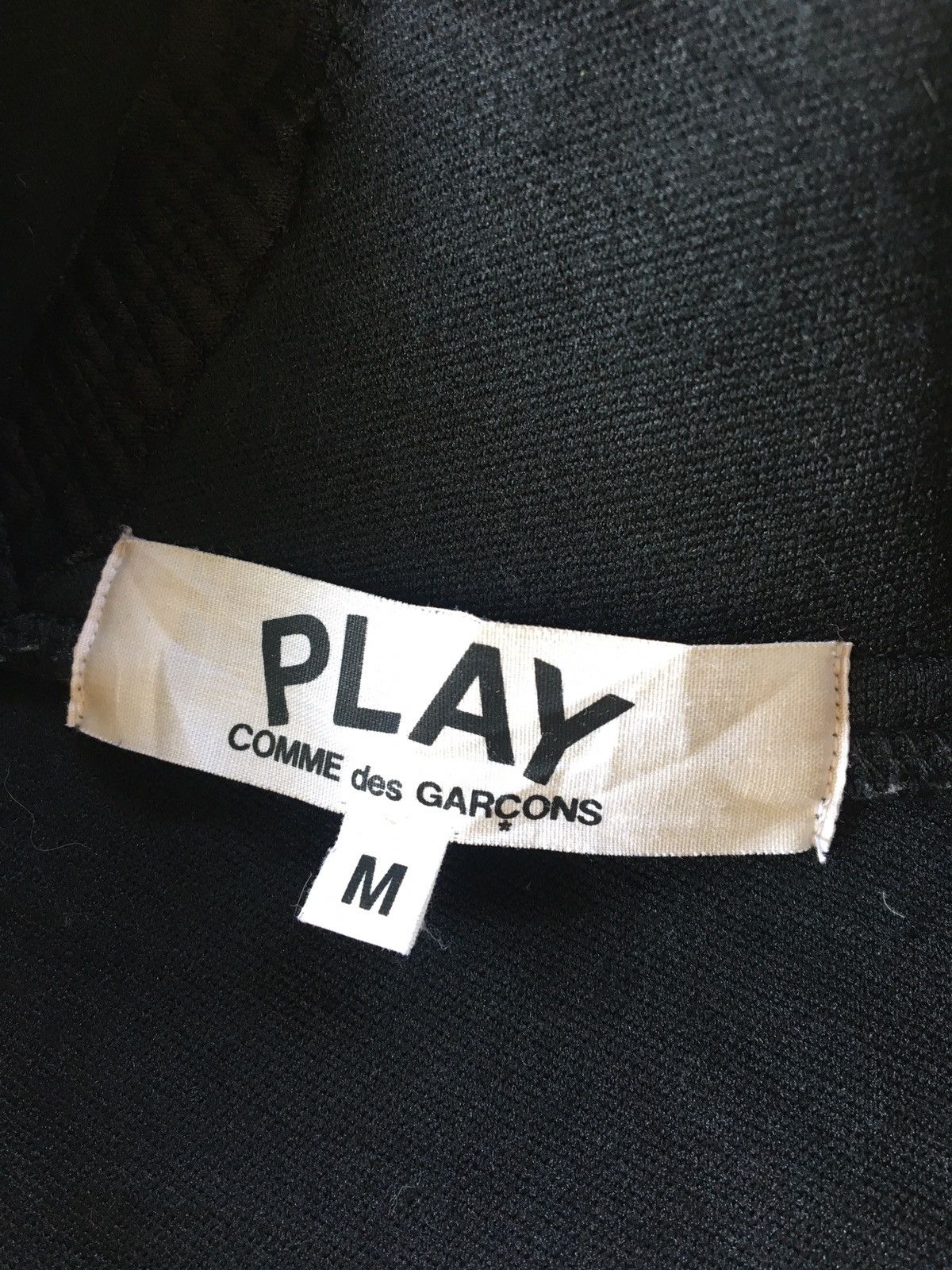Comme des Garcons × Designer × Japanese Brand Vintage Comme Des Garçons big Logo Distressed Zipper Sweter Size US M / EU 48-50 / 2 - 5 Thumbnail