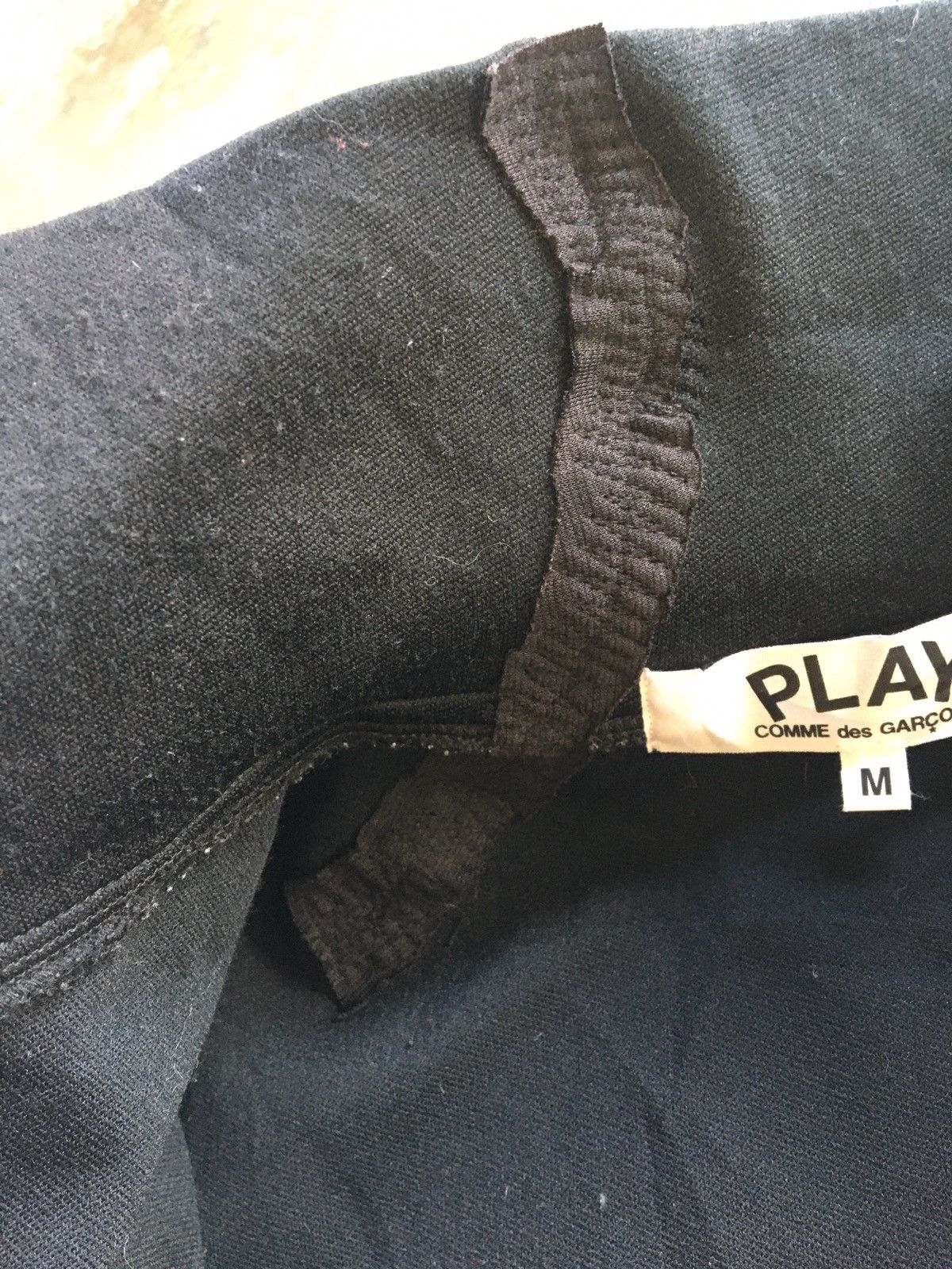 Comme des Garcons × Designer × Japanese Brand Vintage Comme Des Garçons big Logo Distressed Zipper Sweter Size US M / EU 48-50 / 2 - 8 Thumbnail