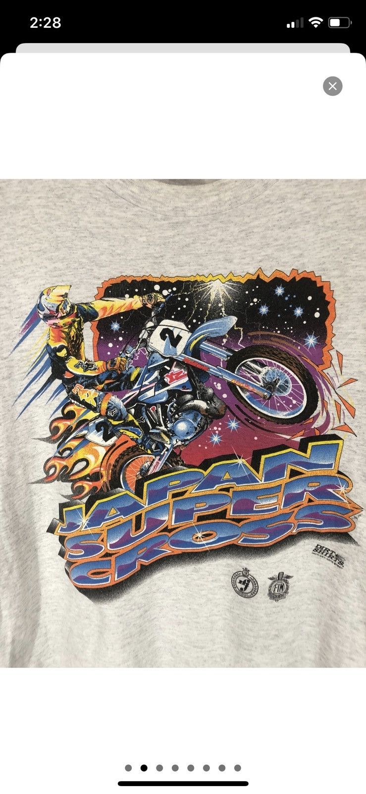 Japanese Brand Vintage Japan Super Cross 1997 T-Shirt Size US L / EU 52-54 / 3 - 3 Thumbnail