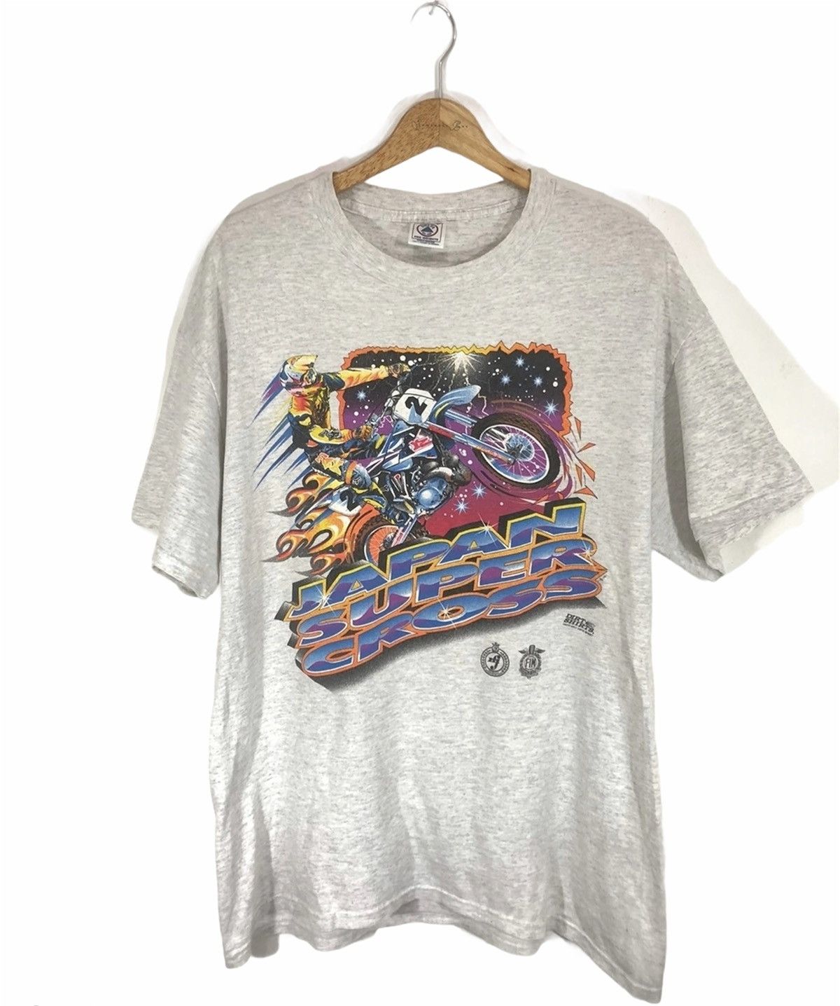 Japanese Brand Vintage Japan Super Cross 1997 T-Shirt Size US L / EU 52-54 / 3 - 1 Thumbnail